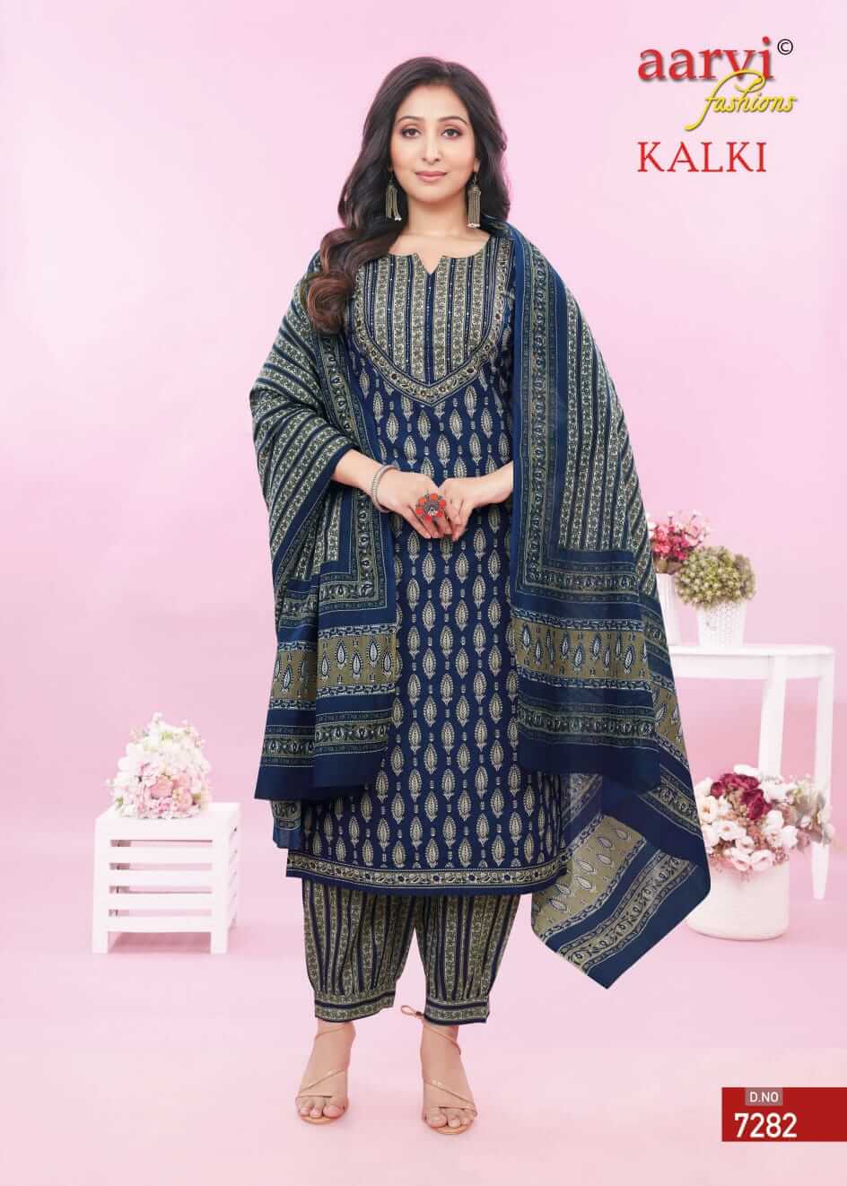 Aarvi Fashion Kalki vol 2 Cotton Salwar Kameez collection 8