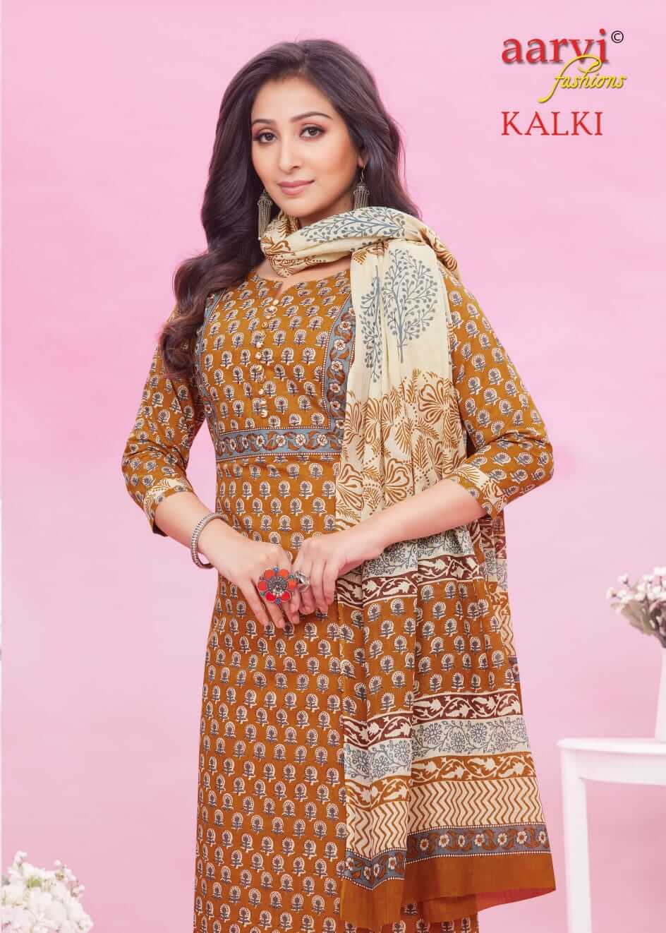 Aarvi Fashion Kalki vol 2 Cotton Salwar Kameez collection 5