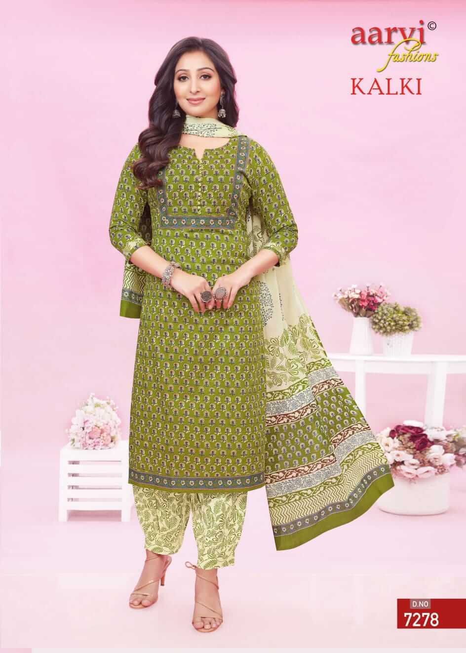 Aarvi Fashion Kalki vol 2 Cotton Salwar Kameez collection 7