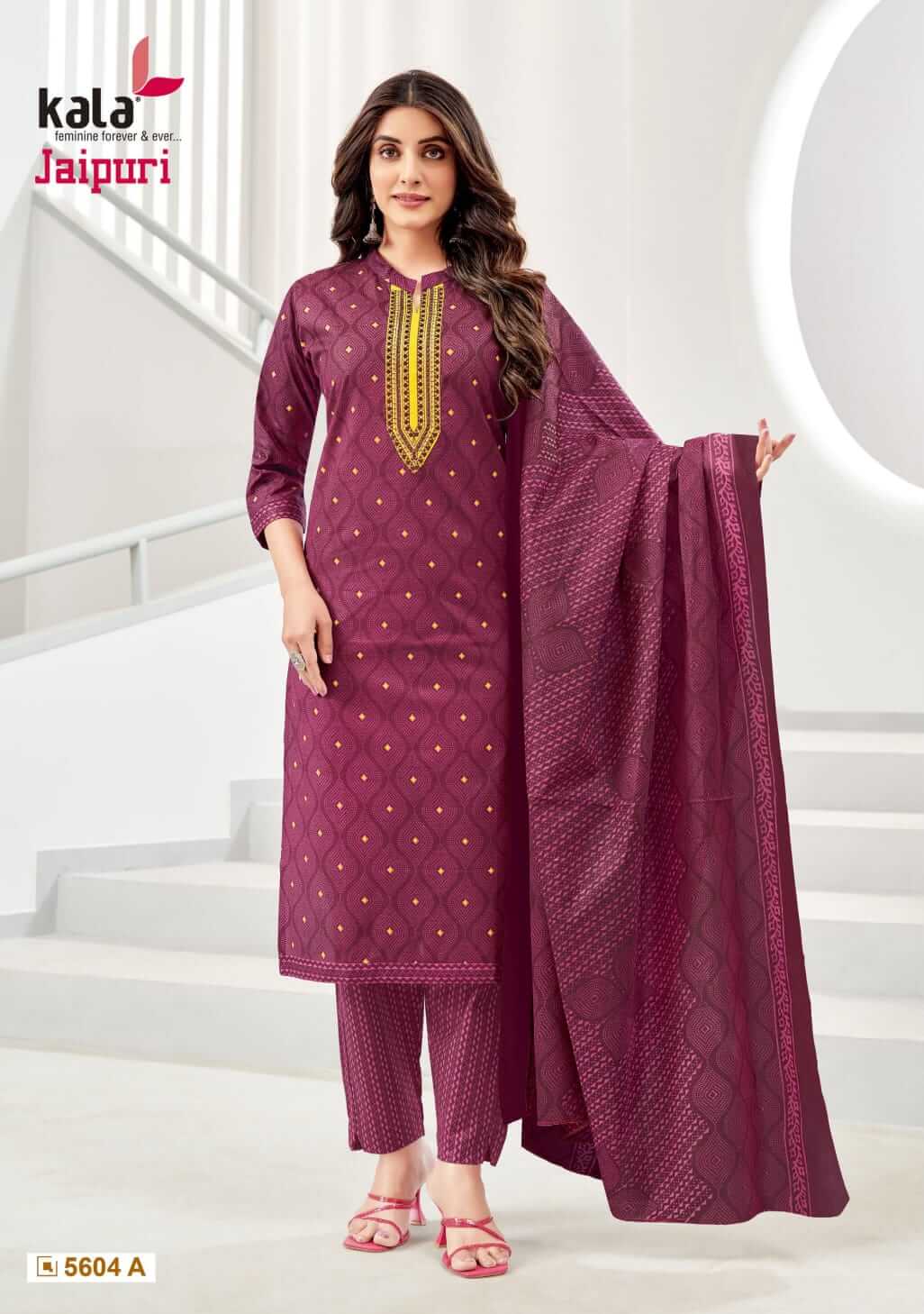Kala Jaipuri Vol 4 Cotton Readymade Dress Catalog collection 10