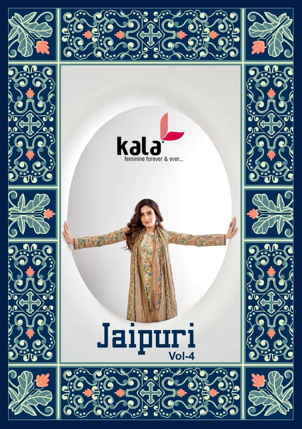 Kala Jaipuri Vol 4 Cotton Dress Materials Catalog collection 13
