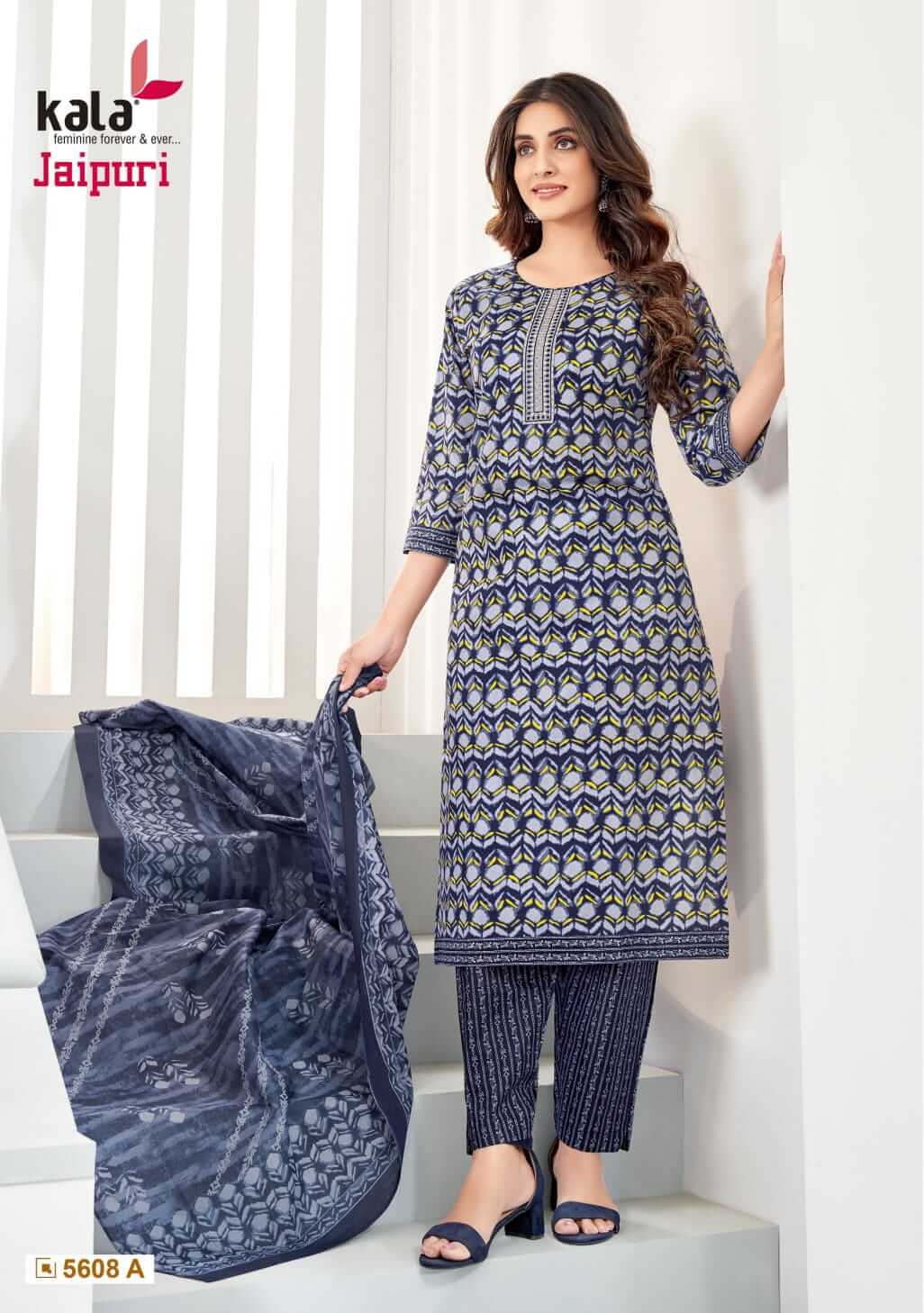 Kala Jaipuri Vol 4 Cotton Readymade Dress Catalog collection 6