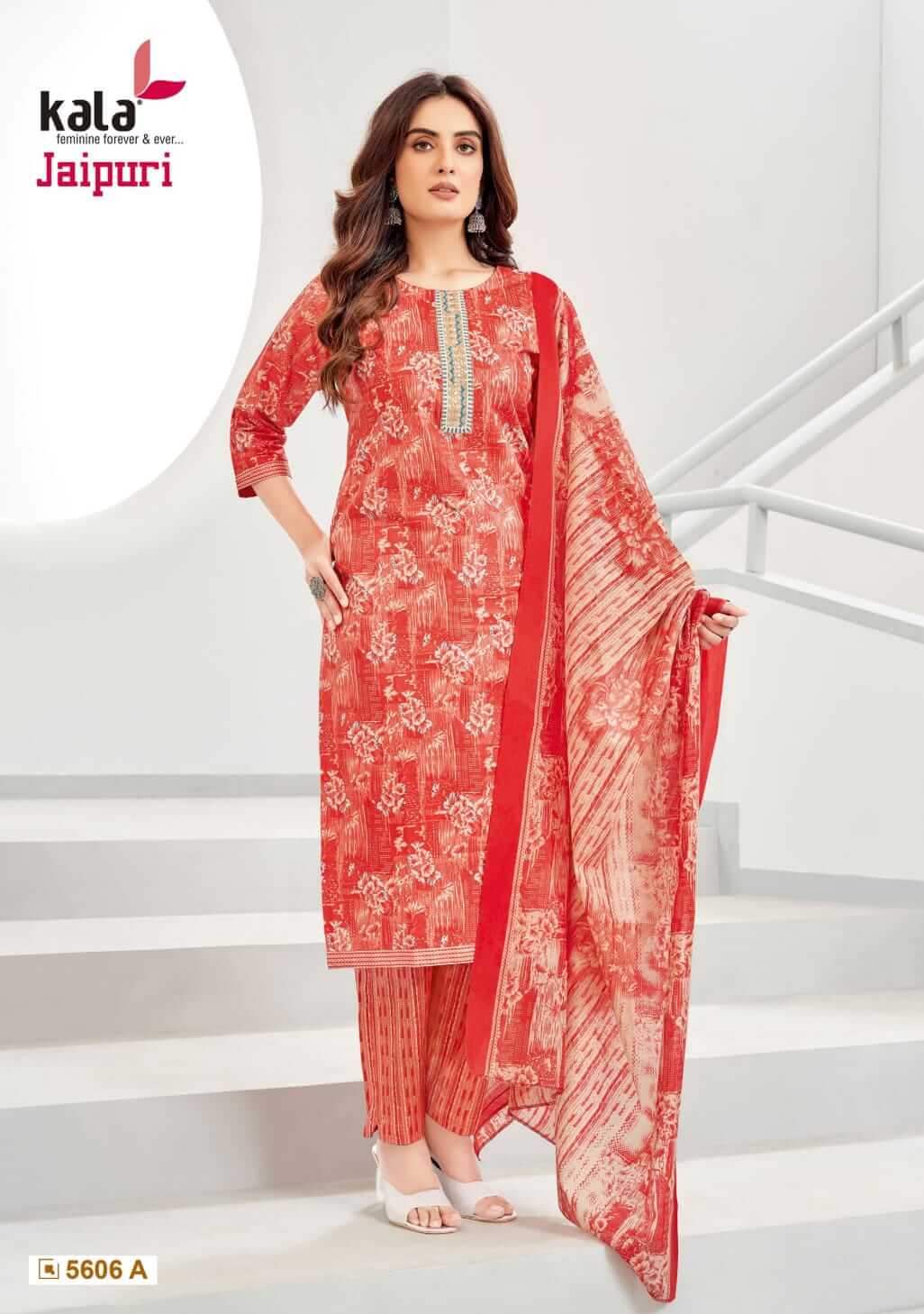 Kala Jaipuri Vol 4 Cotton Readymade Dress Catalog collection 8
