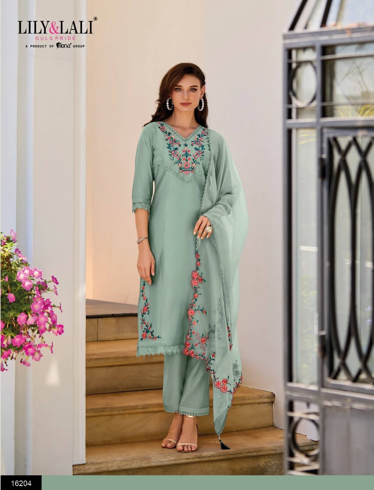 Lily And Lali Aarya Designer Embroidery Salwar Kameez Catalog collection 7