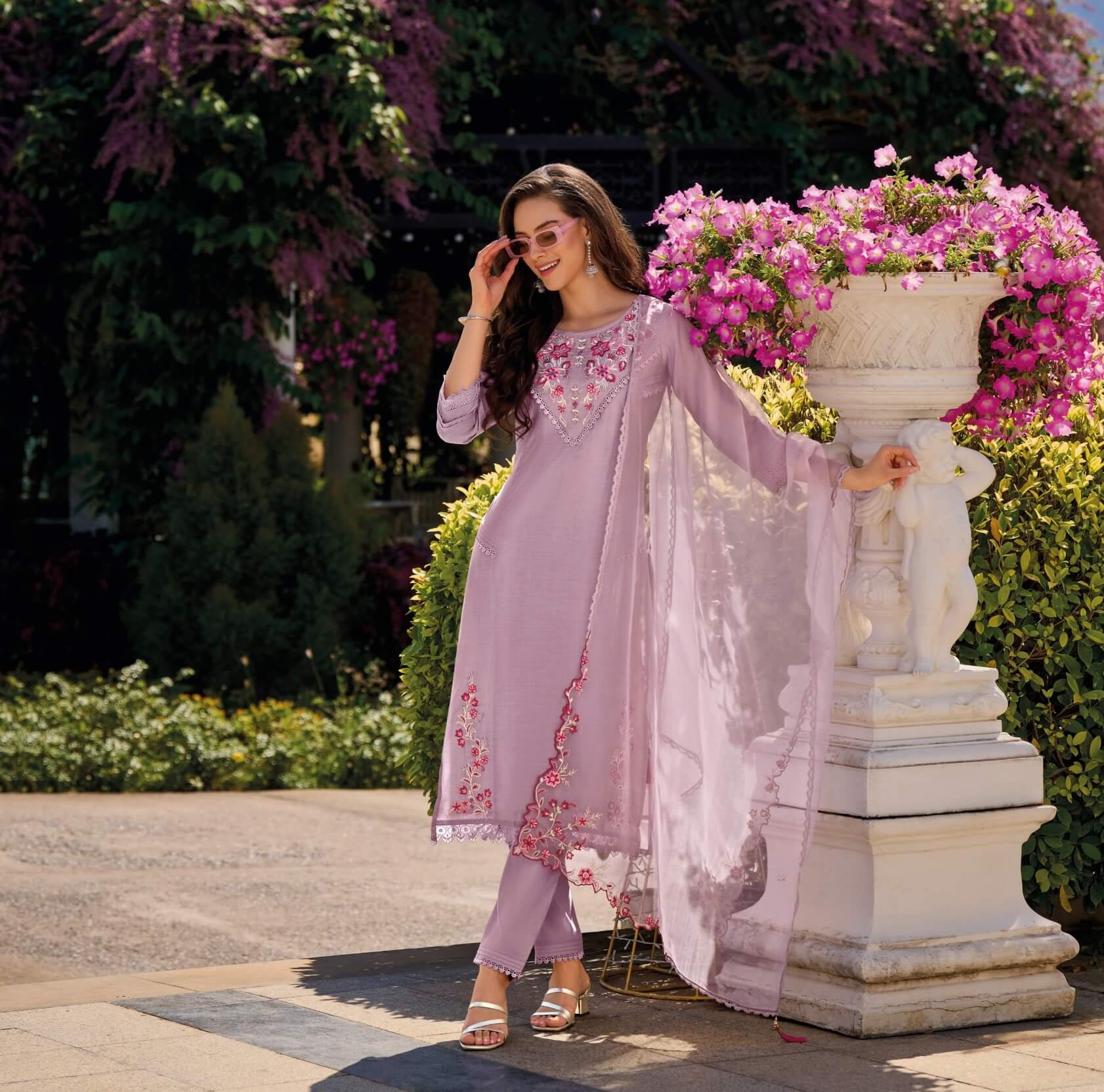 Lily And Lali Aarya Designer Embroidery Salwar Kameez Catalog collection 2