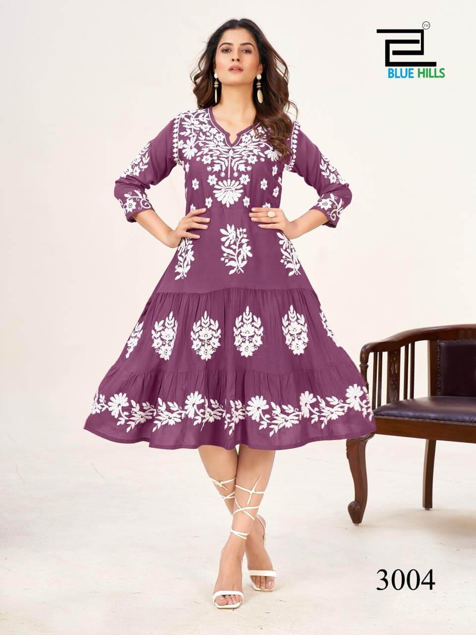 Blue Hills Kurti Kiara Vol 3 Anarkali Kurti Catalog collection 6