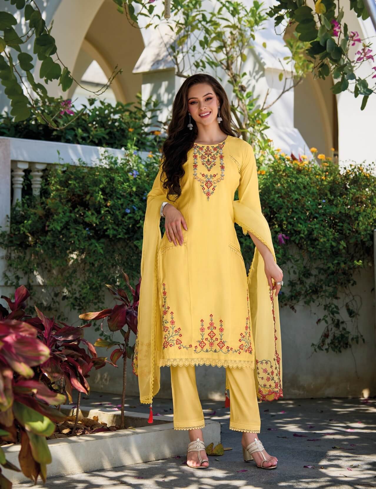 Lily And Lali Aarya Designer Embroidery Salwar Kameez Catalog collection 4