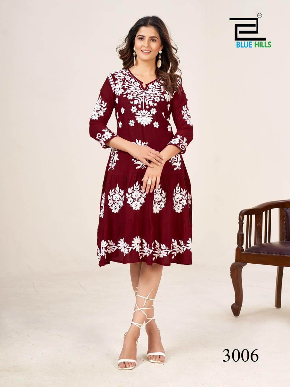 Blue Hills Kurti Kiara Vol 3 Anarkali Kurti Catalog collection 5