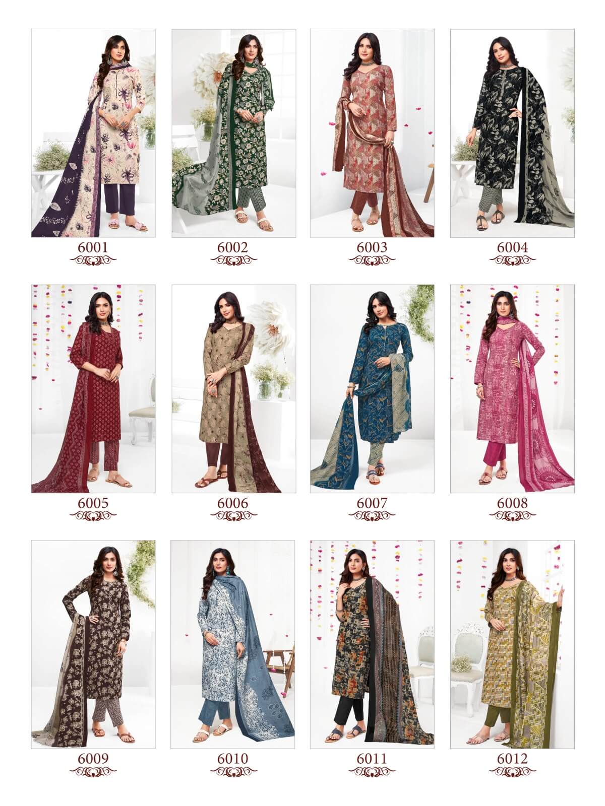Suryajyoti Trendy Cotton Vol 60 Cotton Dress Materials Catalog collection 6