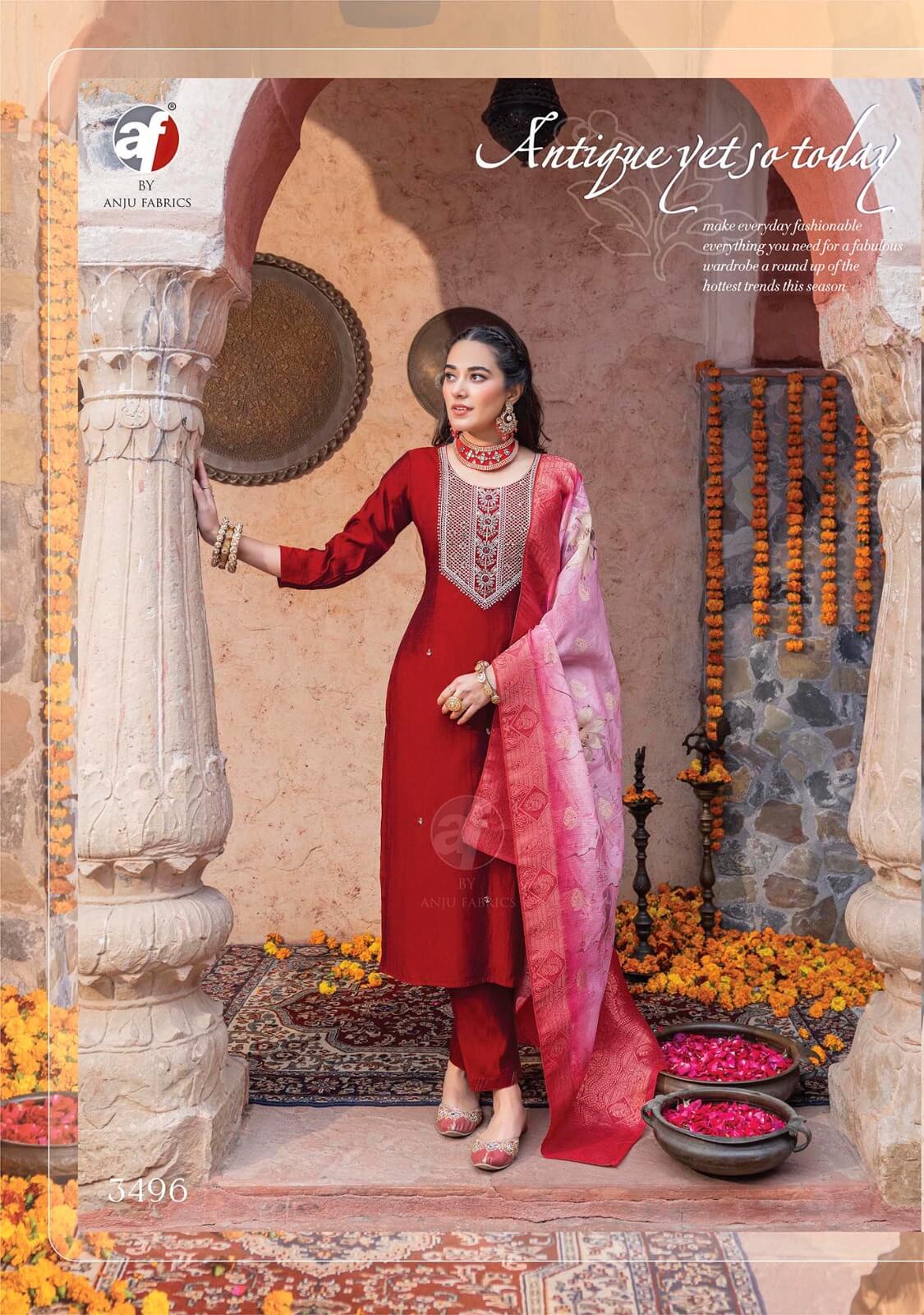 Anju Fabrics Sangeet Vol 5 Churidar Salwar Suits Catalog collection 5