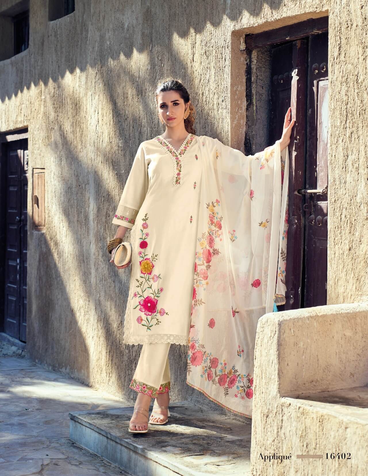 Lily And Lali Applique Embroidery Salwar Kameez Catalog collection 5