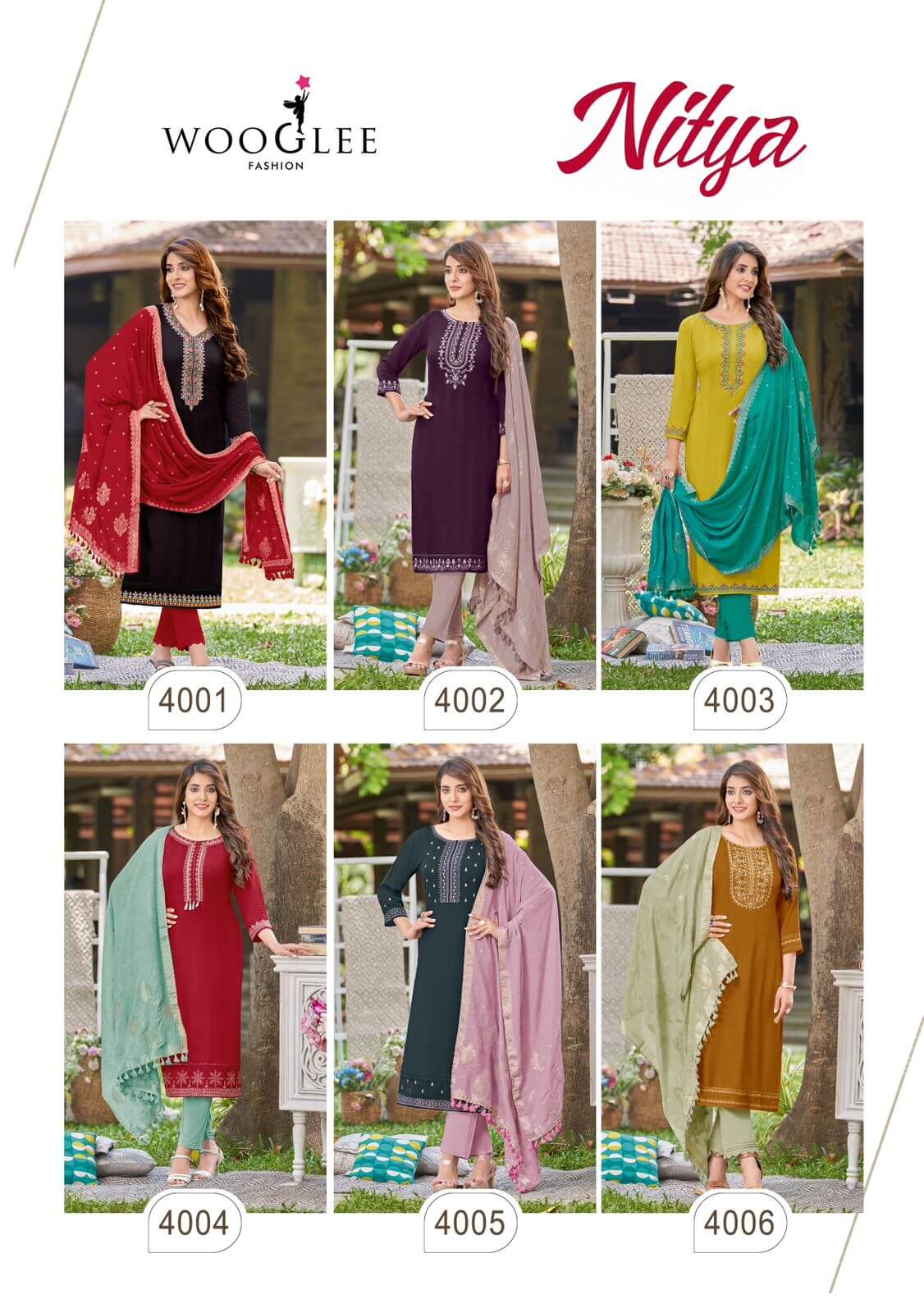 wooglee Nitya Churidar Salwar Suits Catalog collection 10