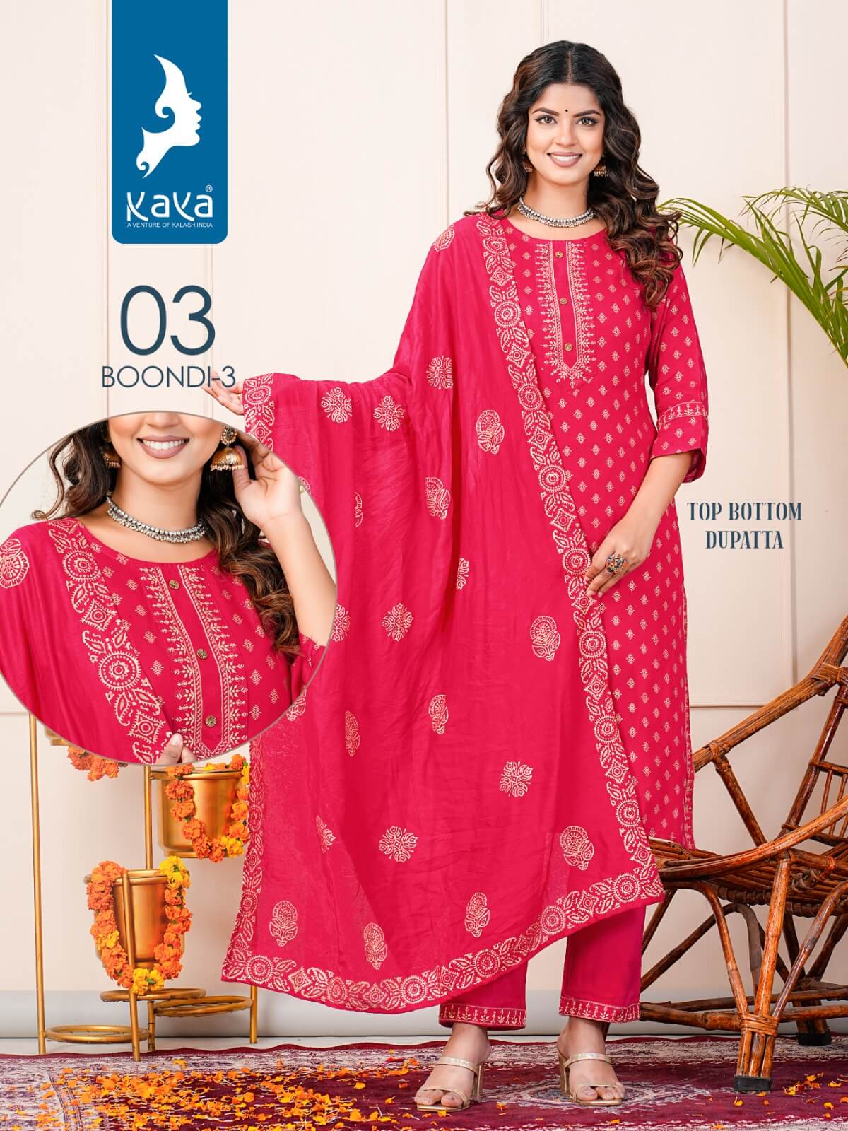 Kaya Boondi Vol 3 Printed Salwar Kameez Catalog collection 3