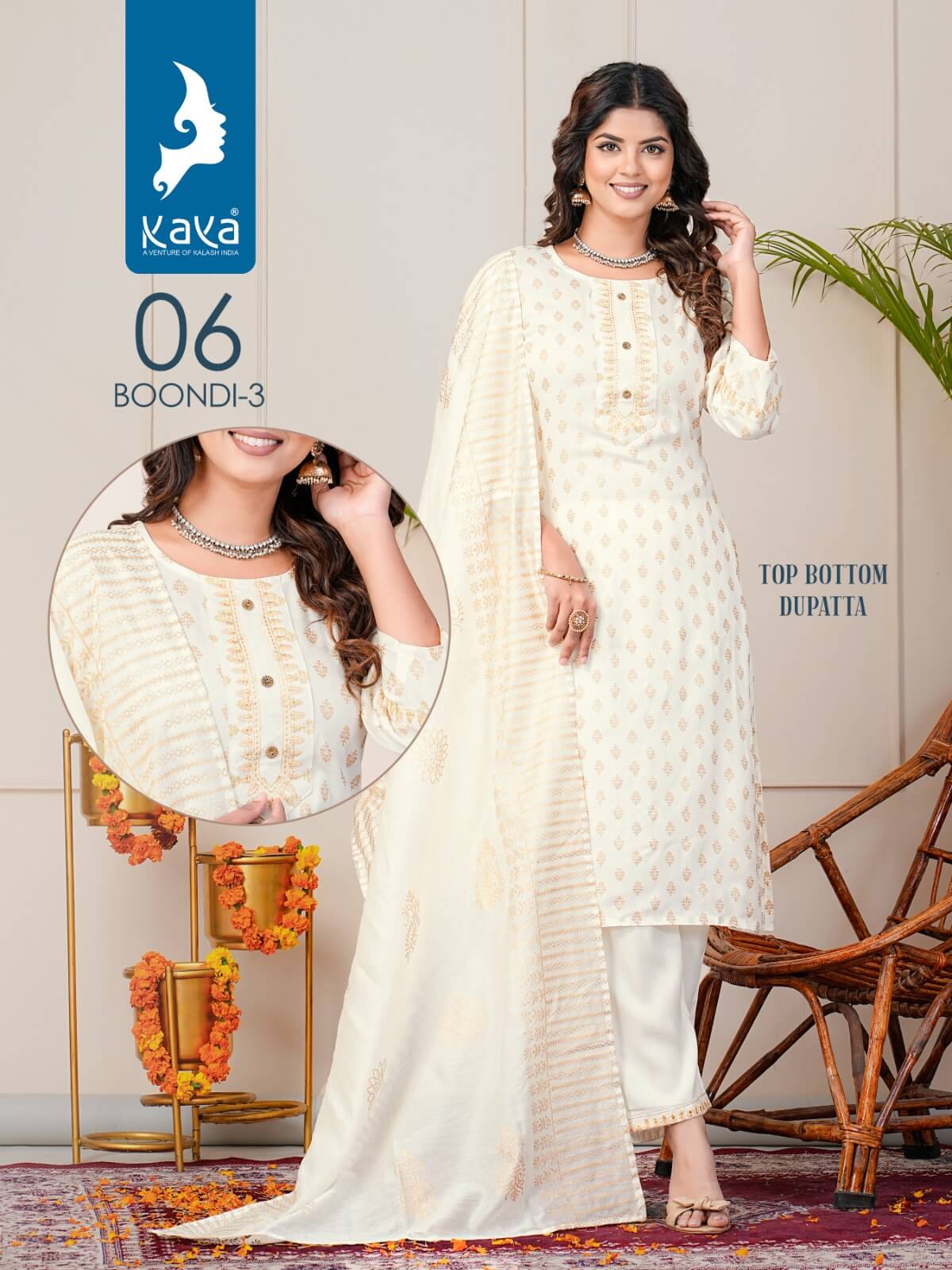 Kaya Boondi Vol 3 Printed Salwar Kameez Catalog collection 6