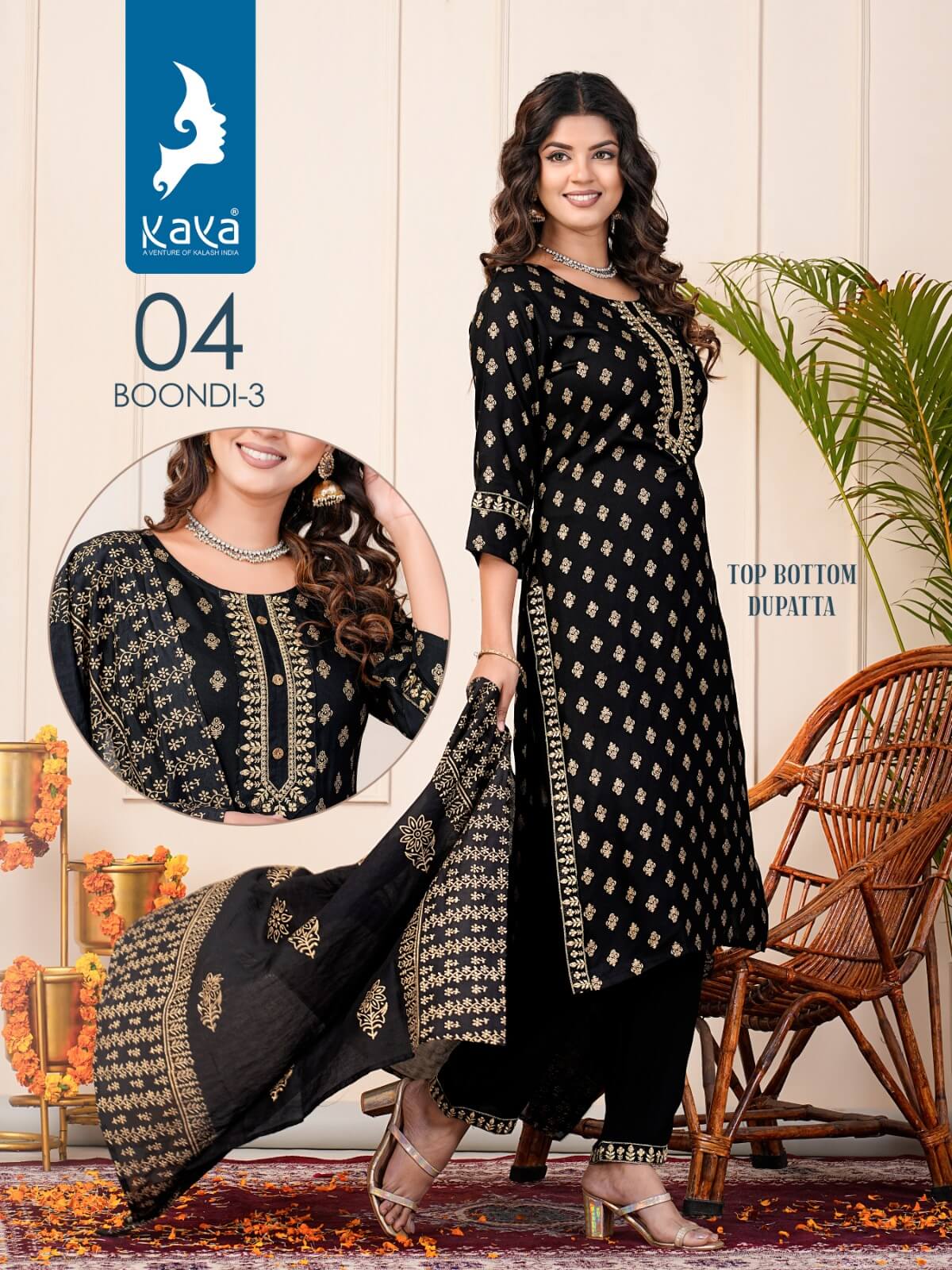 Kaya Boondi Vol 3 Printed Salwar Kameez Catalog collection 4