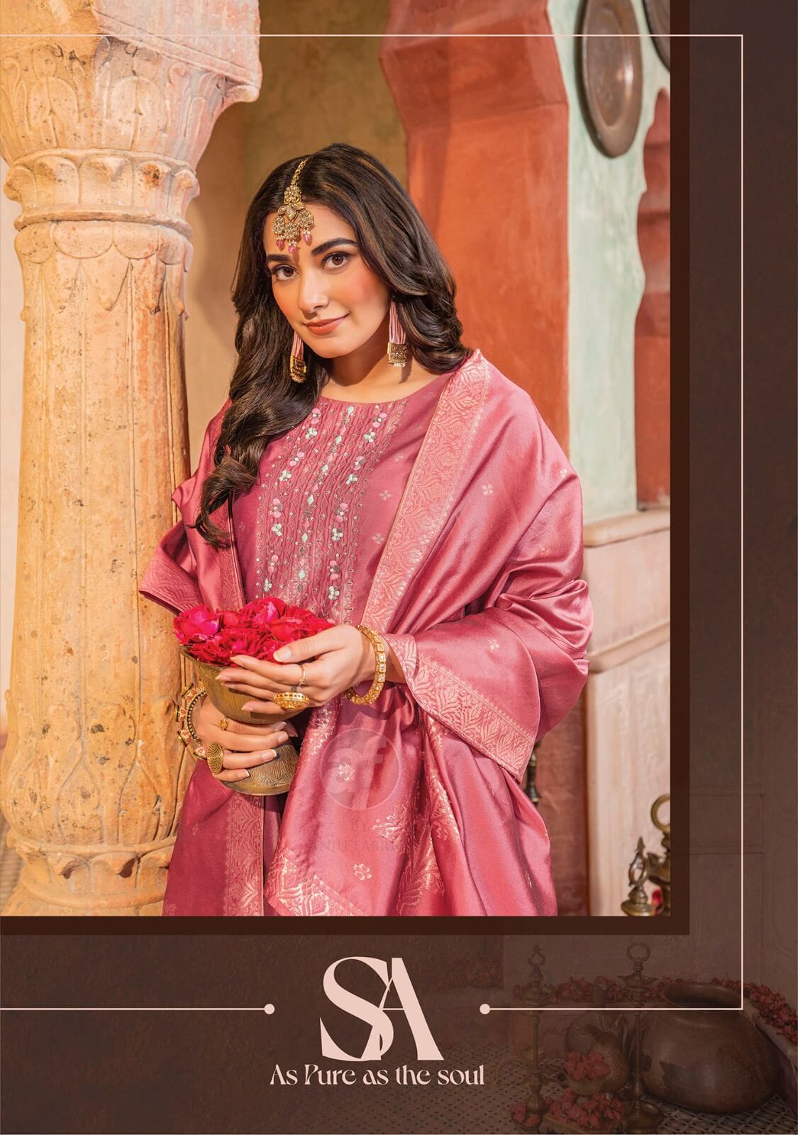 Anju Fabrics Silk Affair Vol 3 Printed Salwar Kameez Catalog collection 7