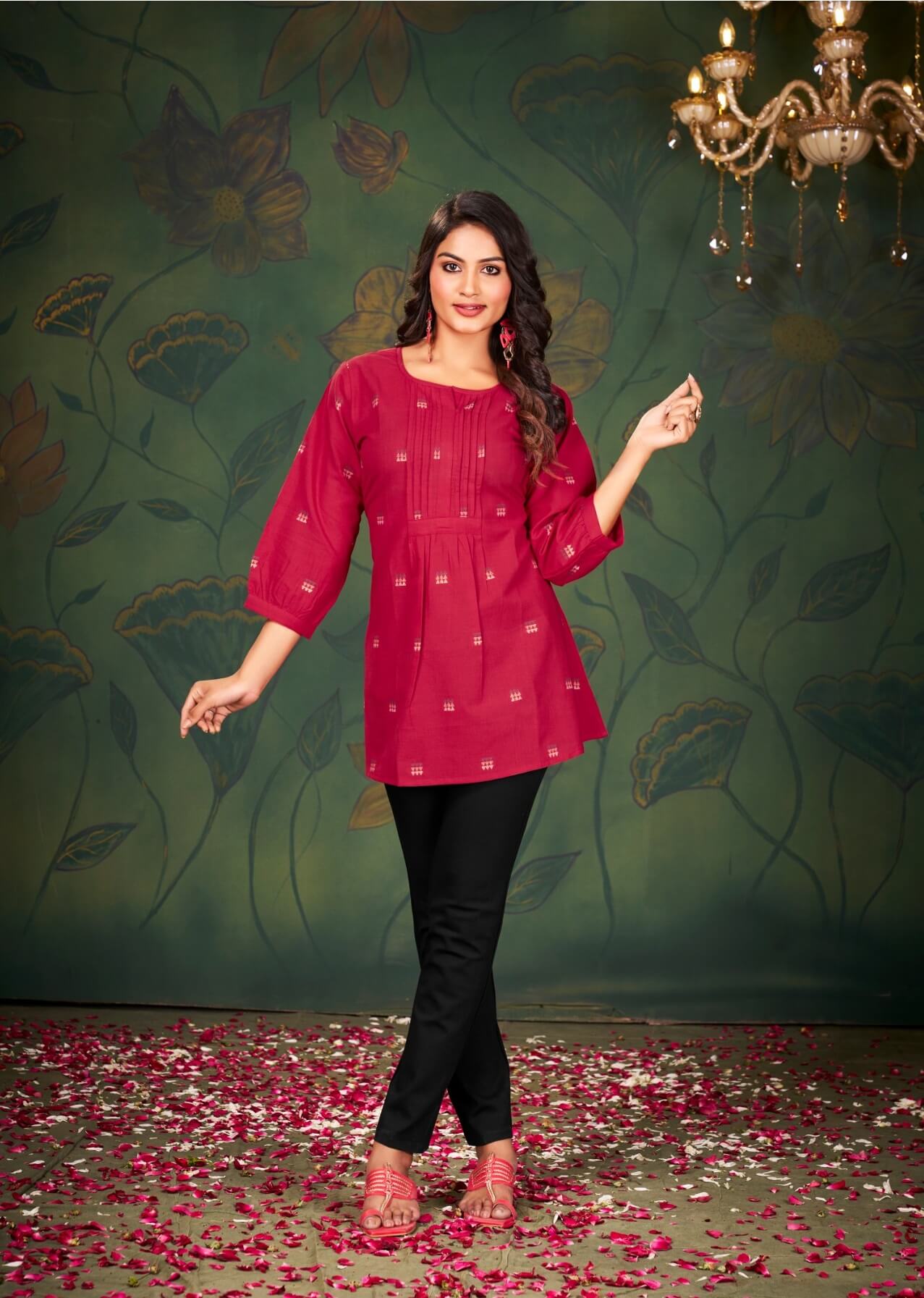 Lymi Zia Cotton Ladies Top Catalog collection 9