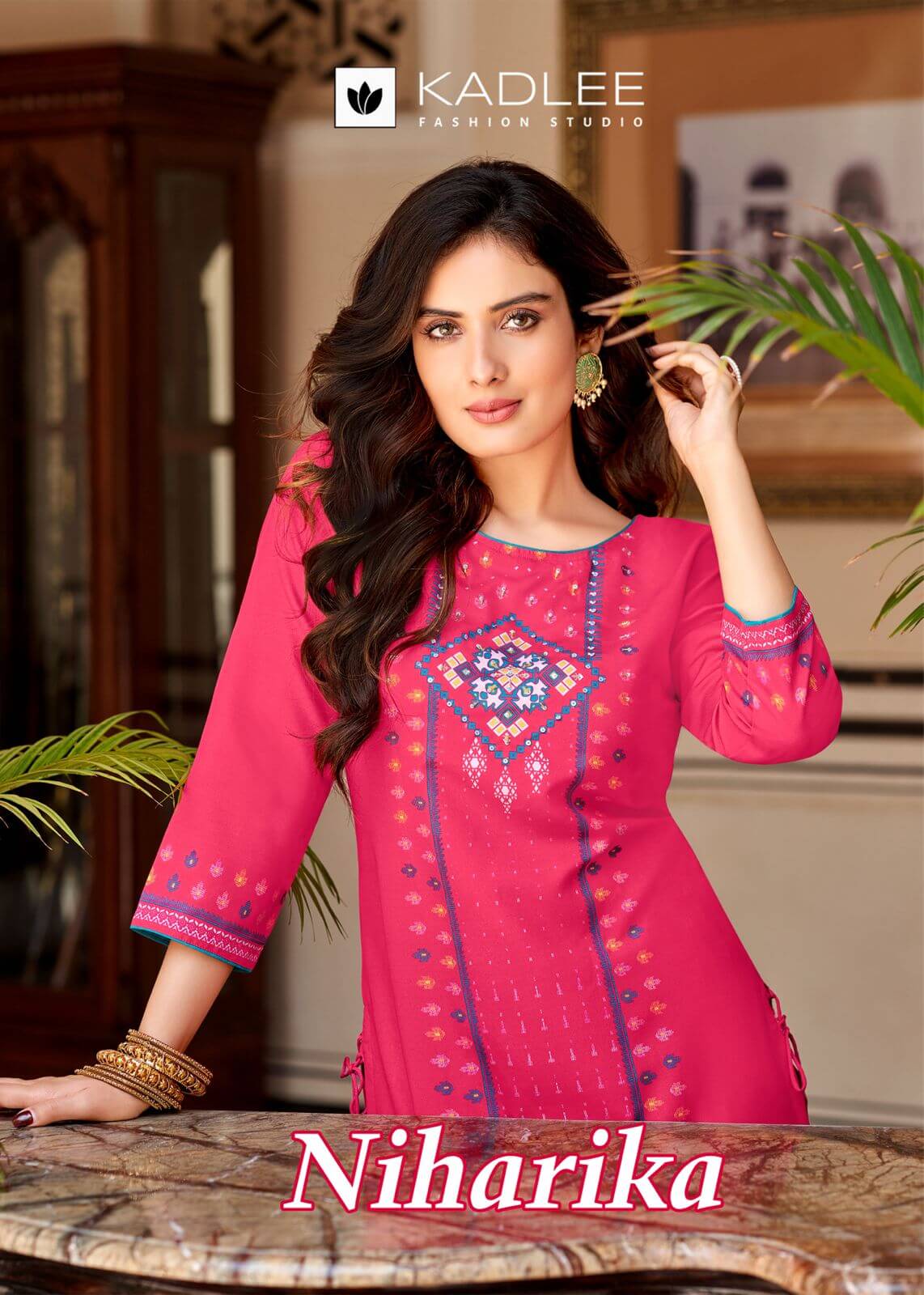 Kadlee Niharika Rayon Kurti Catalog collection 11