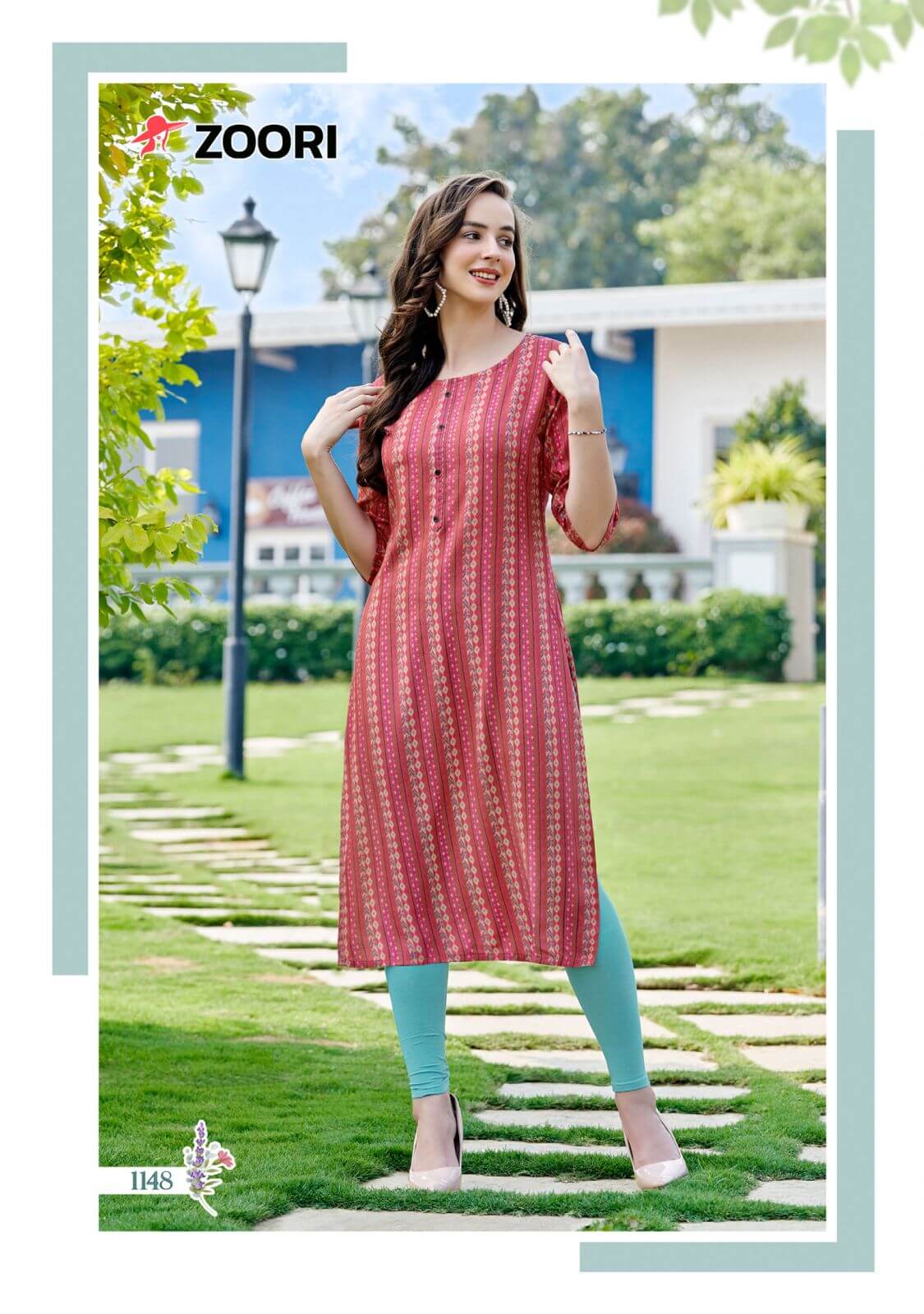 Zoori Akshara Vol 25 Rayon Kurti Catalog collection 2