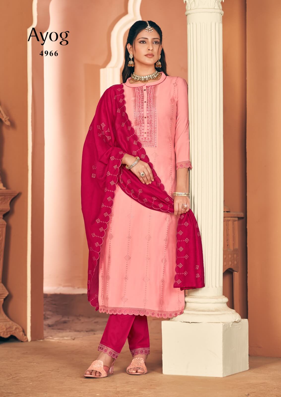 Rangoon Ayog Embroidery Salwar Kameez Catalog collection 4