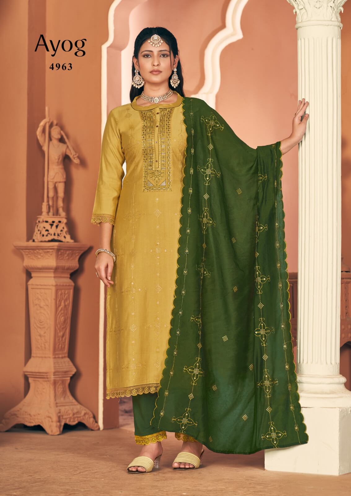 Rangoon Ayog Embroidery Salwar Kameez Catalog collection 2