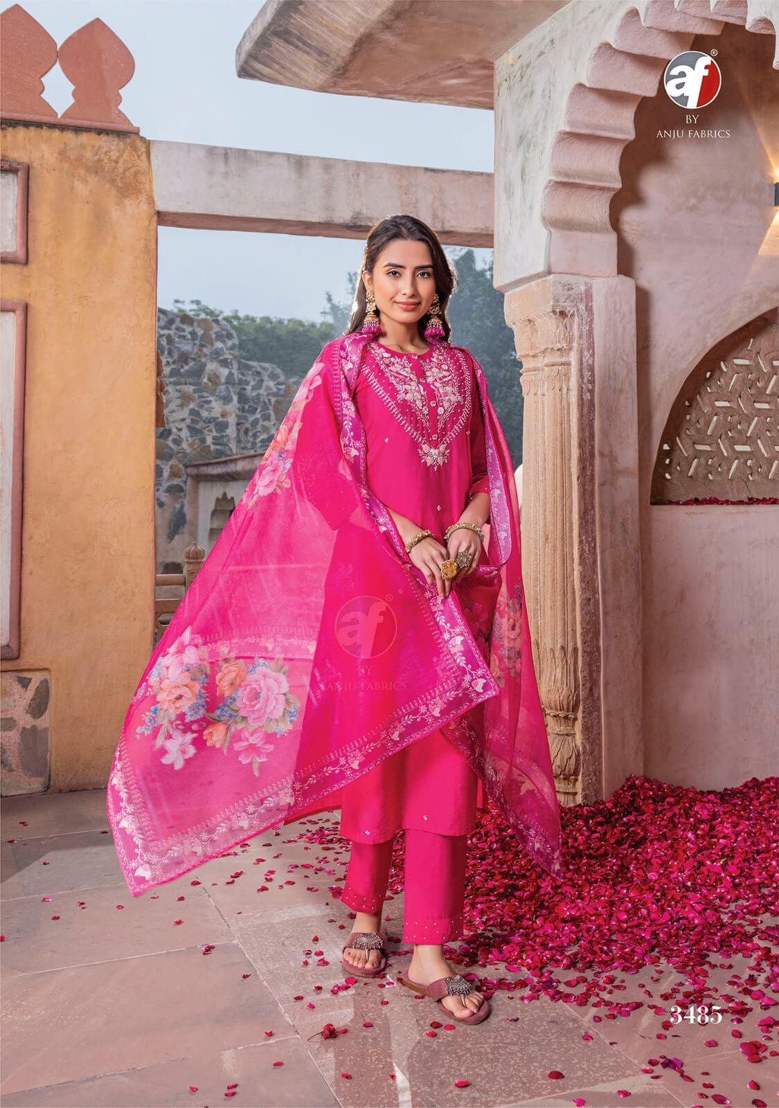 Anju Fabrics Gazal Vol 4 Designer Wedding Party Salwar Suits collection 9