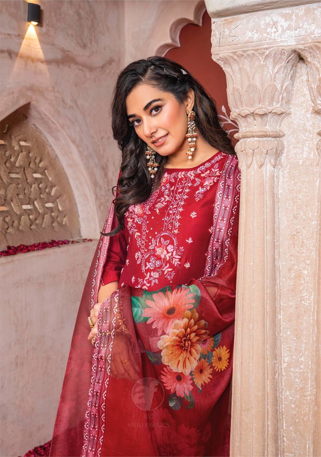 Anju Fabrics Gazal Vol 4 Designer Wedding Party Salwar Suits collection 3