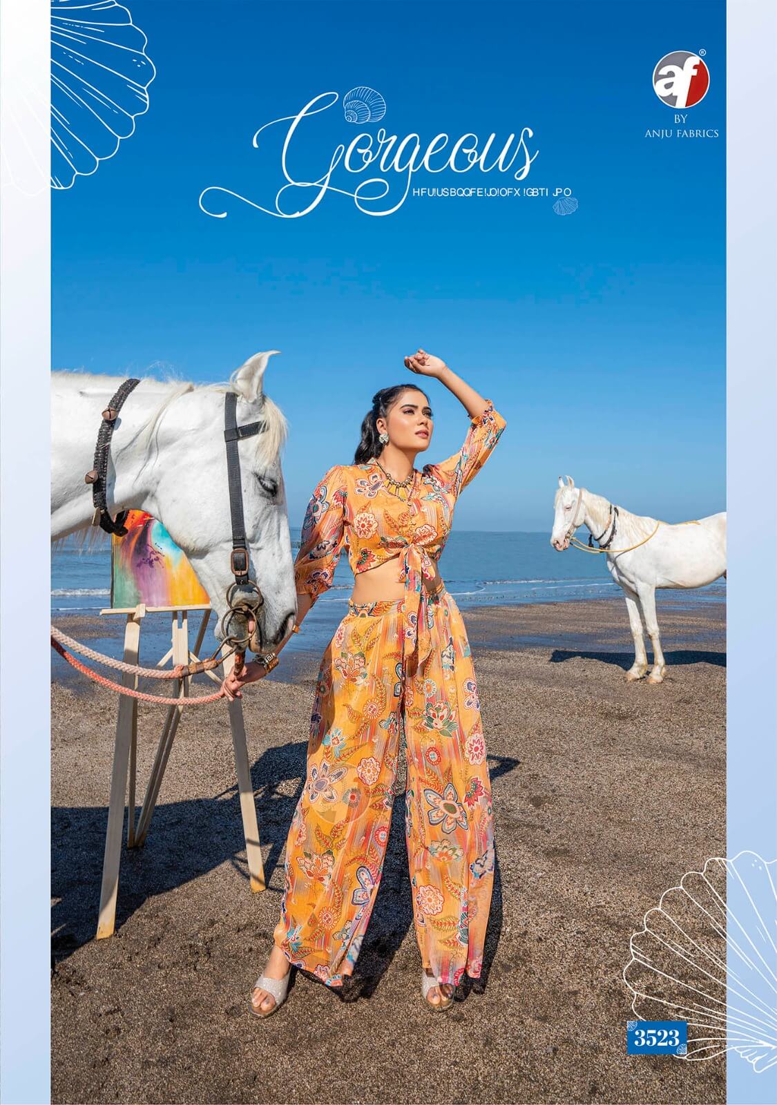 Anju Fabrics Hello Summer Co Ord Set Catalog collection 10