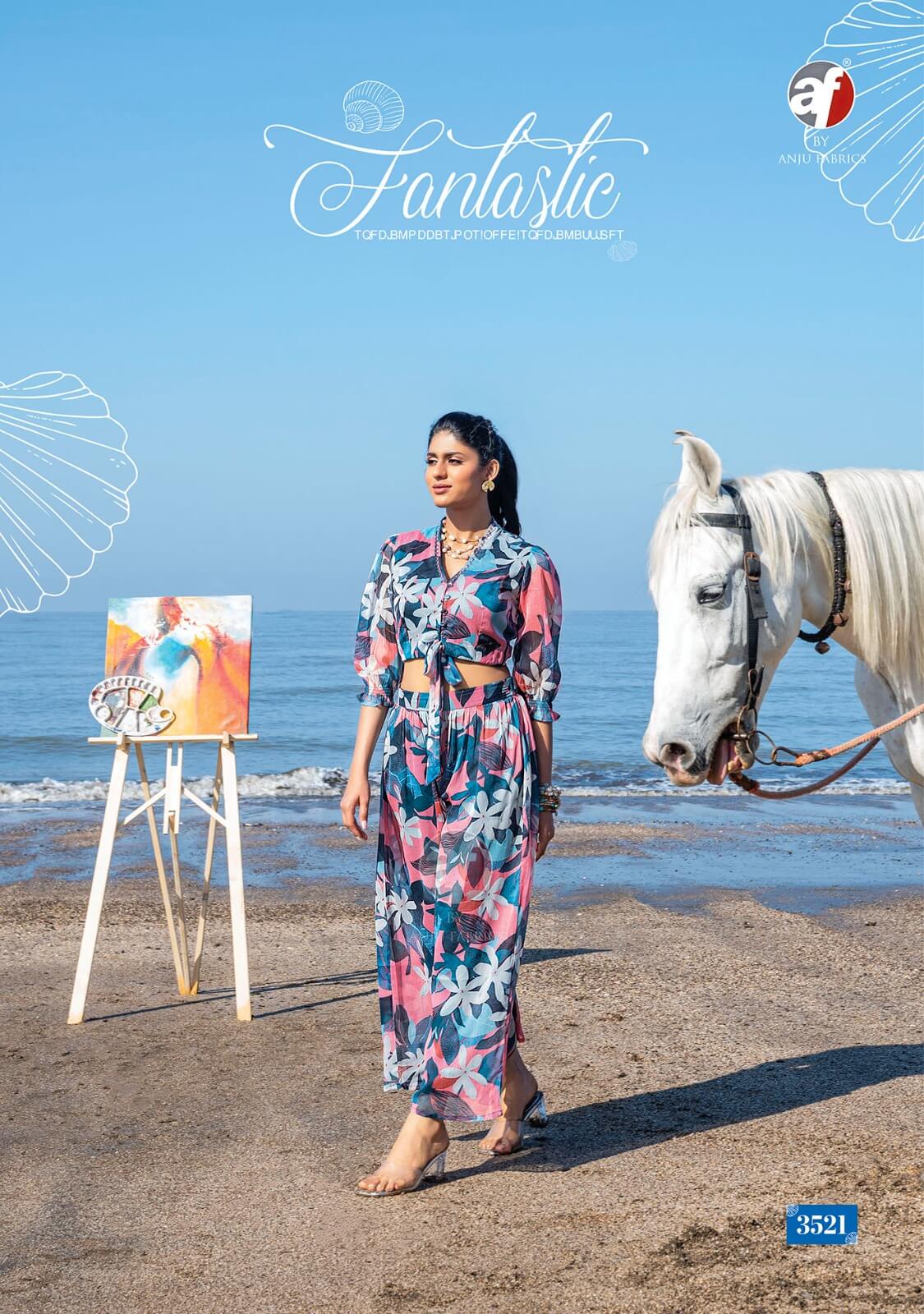 Anju Fabrics Hello Summer Co Ord Set Catalog collection 2