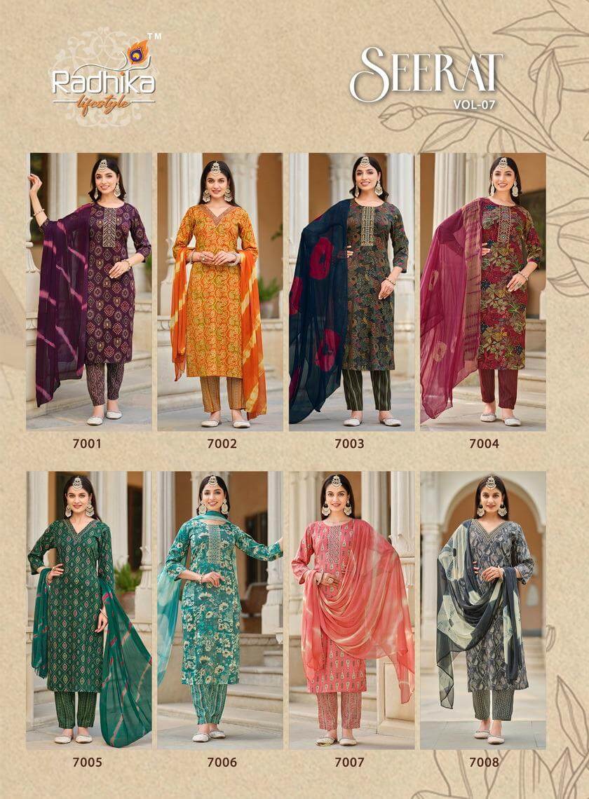 Radhika Lifestyle Seerat Vol 7 Readymade Dress Catalog collection 7