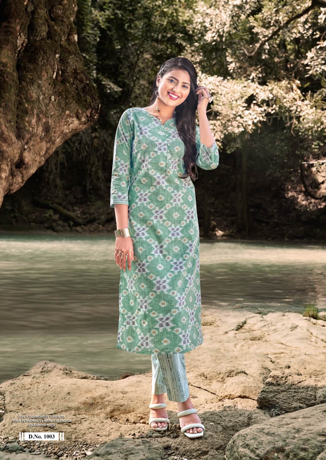 Rangjyot Rangriti Kurtis with bottom Catalog collection 6