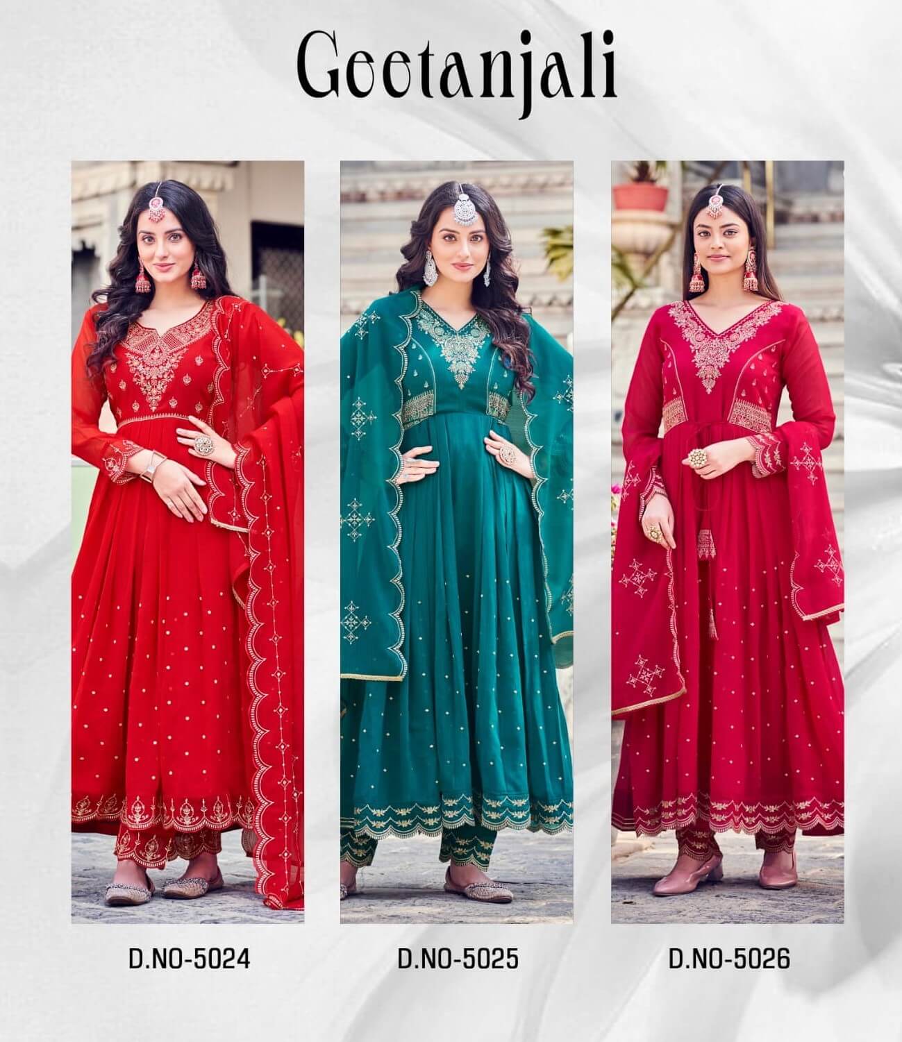 Rangoon Gitanjali Anarkali Kurti Bottom Dupatta Catalog collection 6