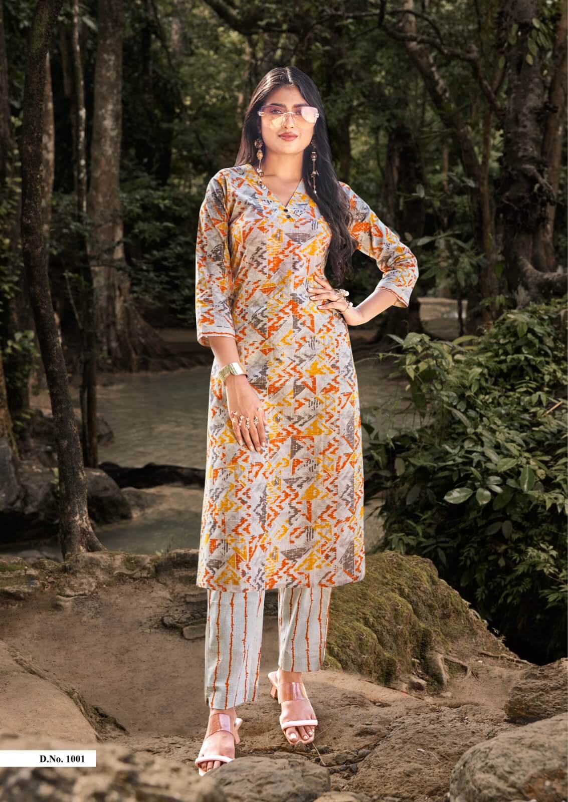 Rangjyot Rangriti Kurtis with bottom Catalog collection 8