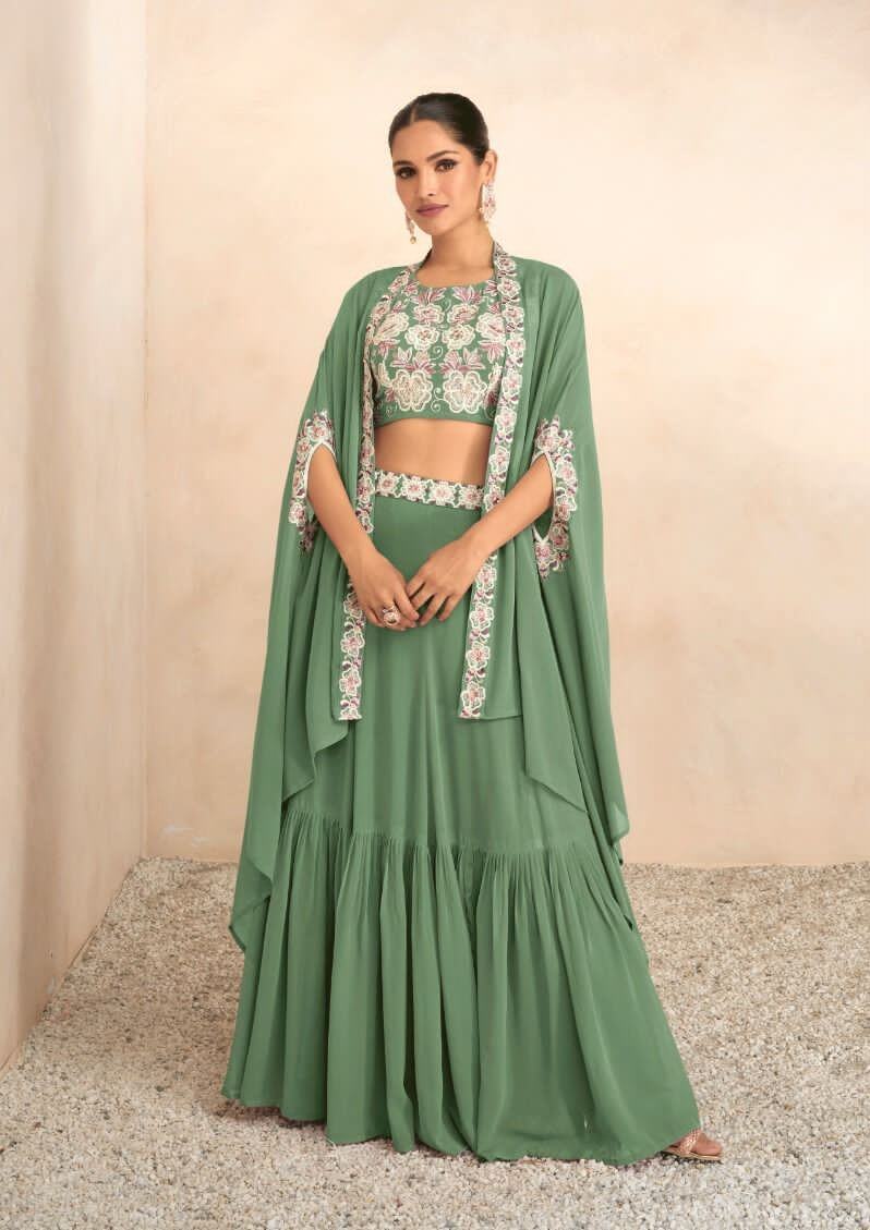 Vamika Celebrity Vol 3 Designer Wedding Choli Lehnga Shrug collection 5