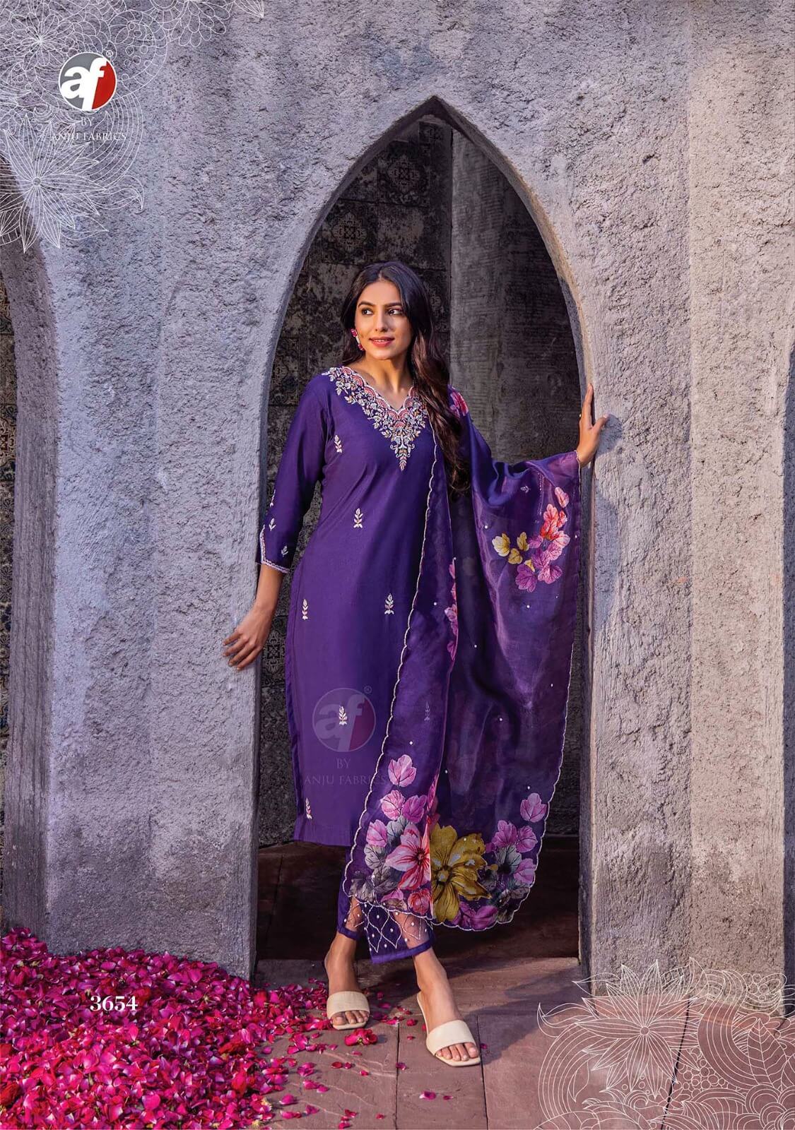 Anju Fabrics Mayra Vol 4 Designer Wedding Party Salwar Suits collection 4