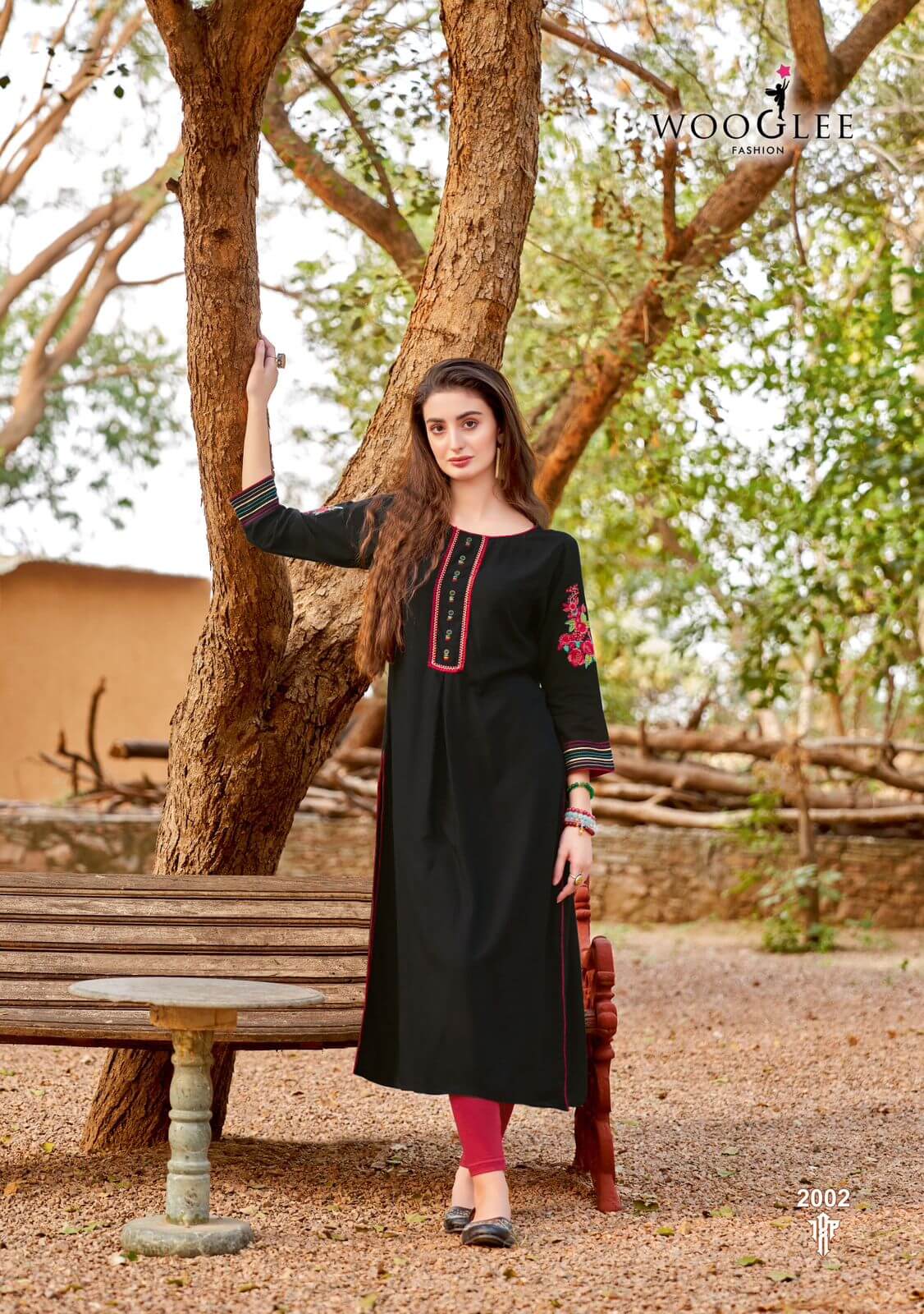 Wooglee Samira Rayon Kurti Catalog collection 6