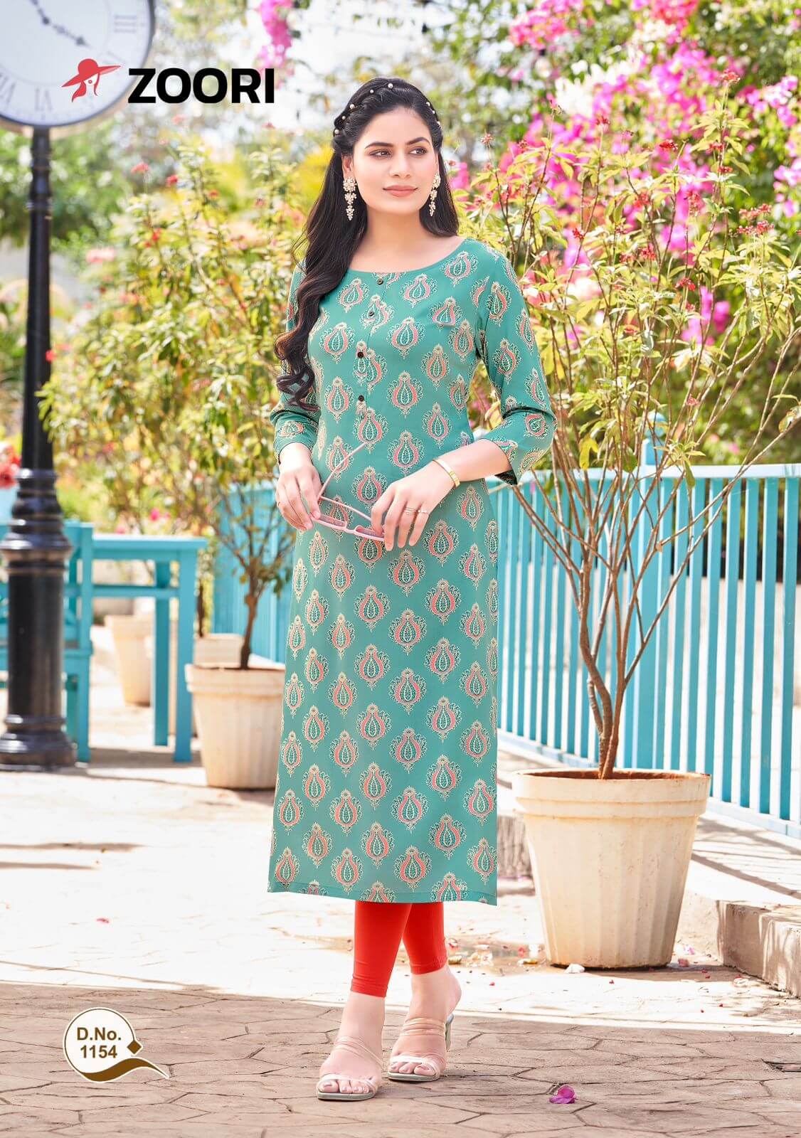 Zoori Akshara Vol 26 Rayon Kurti Wholesale Catalog collection 3