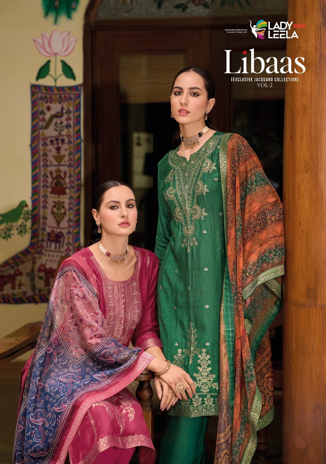 Lady Leela Libaas Vol 2 Designer Wedding Party Salwar Suits collection 4