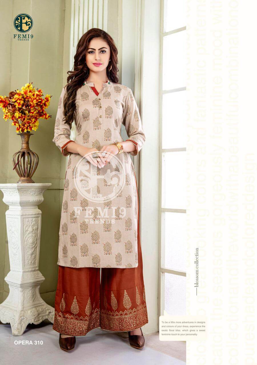 Femi9 Trends Kurti With Plazzo collection 5