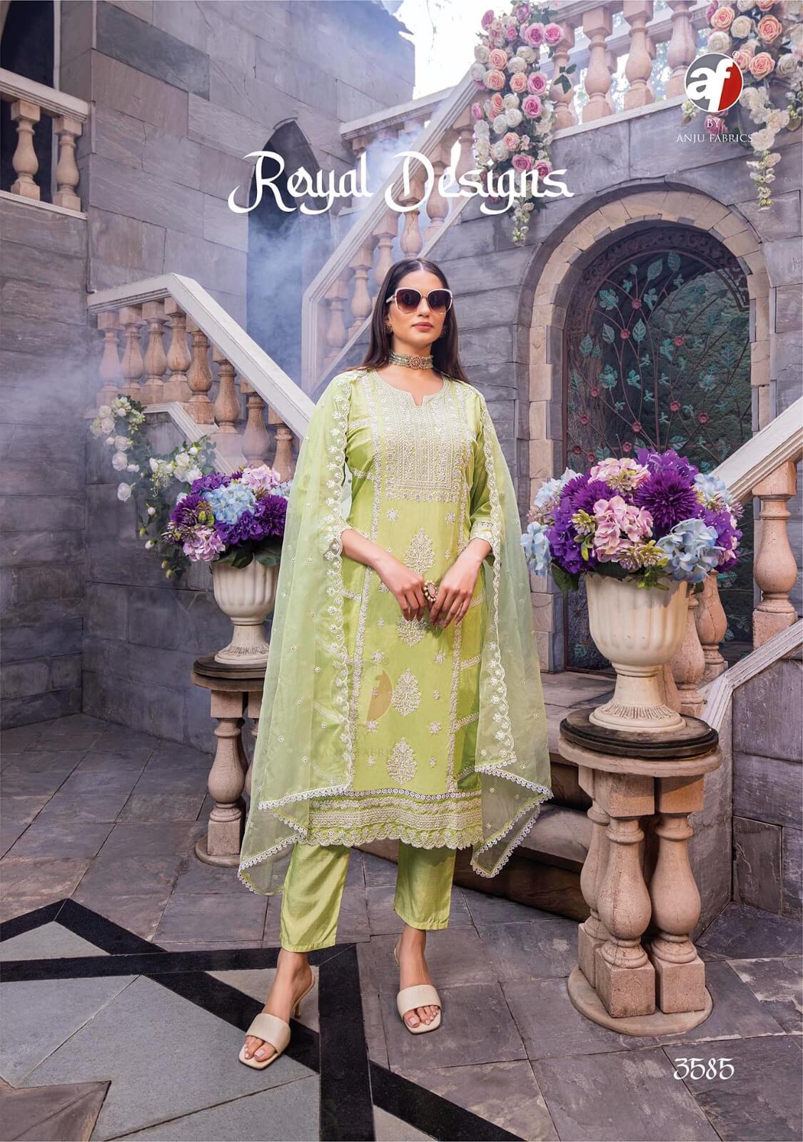 Anju Fabrics Sayara Embroidery Salwar Kameez Catalog collection 7