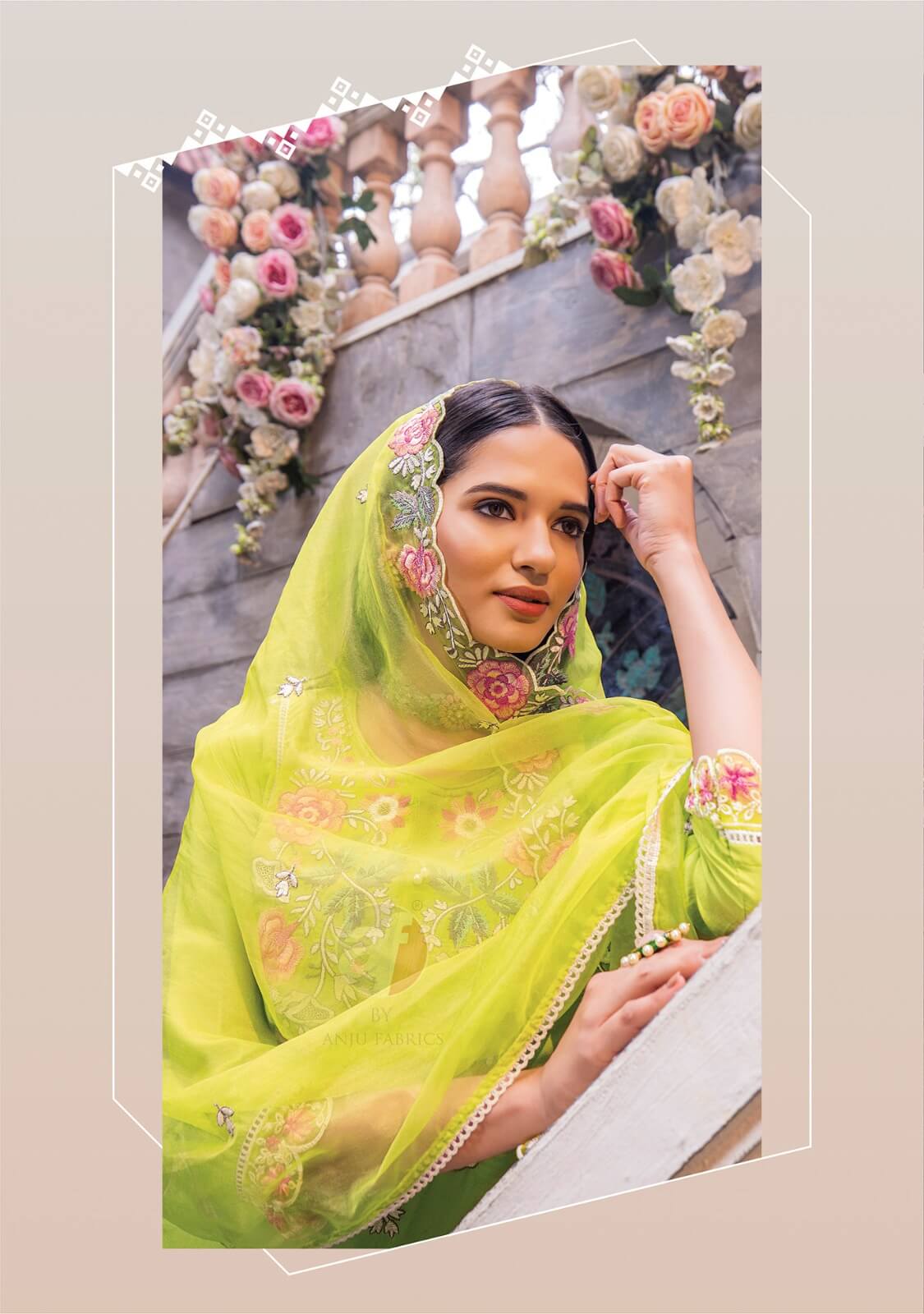 Anju Fabrics Sayara Embroidery Salwar Kameez Catalog collection 10
