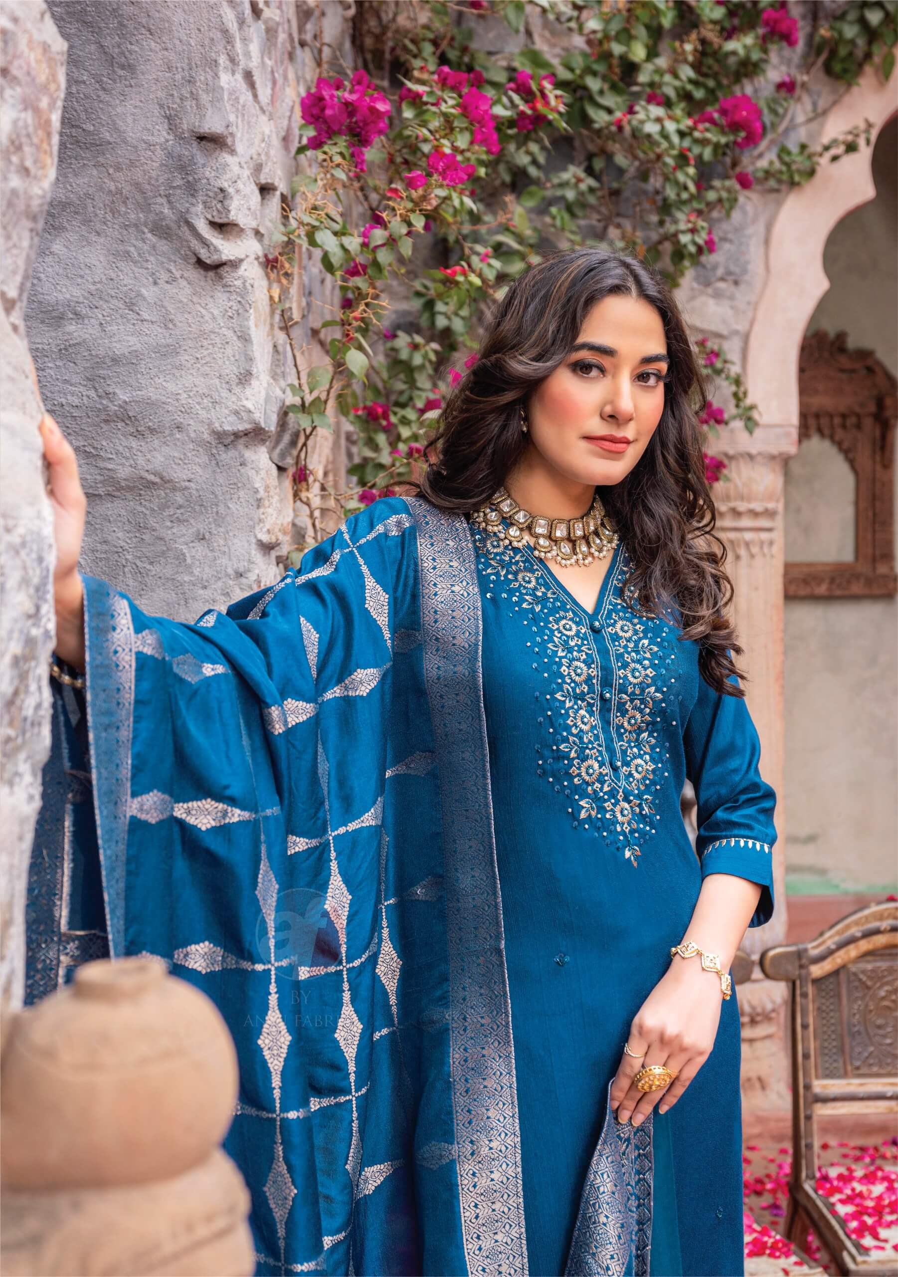 Anju Fabrics Mayuri Vol 4 Embroidery Salwar Kameez Catalog collection 2