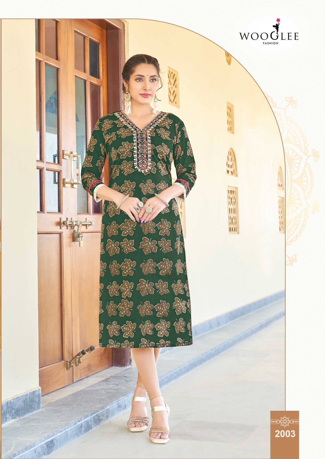 Wooglee Rutika Casual Wear Kurti Catalog collection 7