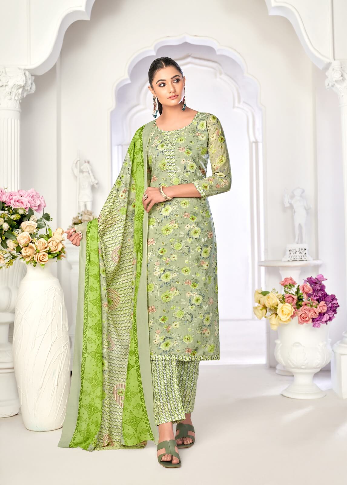 SKT Suits Aarohi Vol 4 Cotton Dress Materials Catalog collection 10