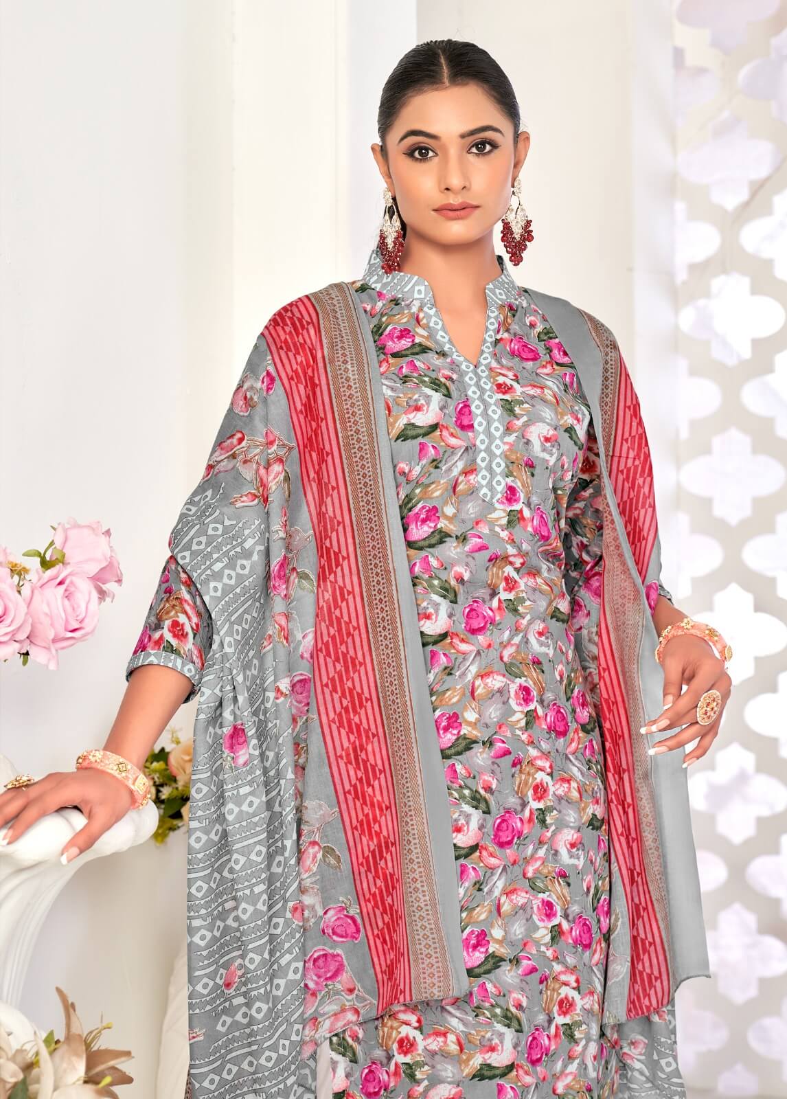 SKT Suits Aarohi Vol 4 Cotton Dress Materials Catalog collection 7