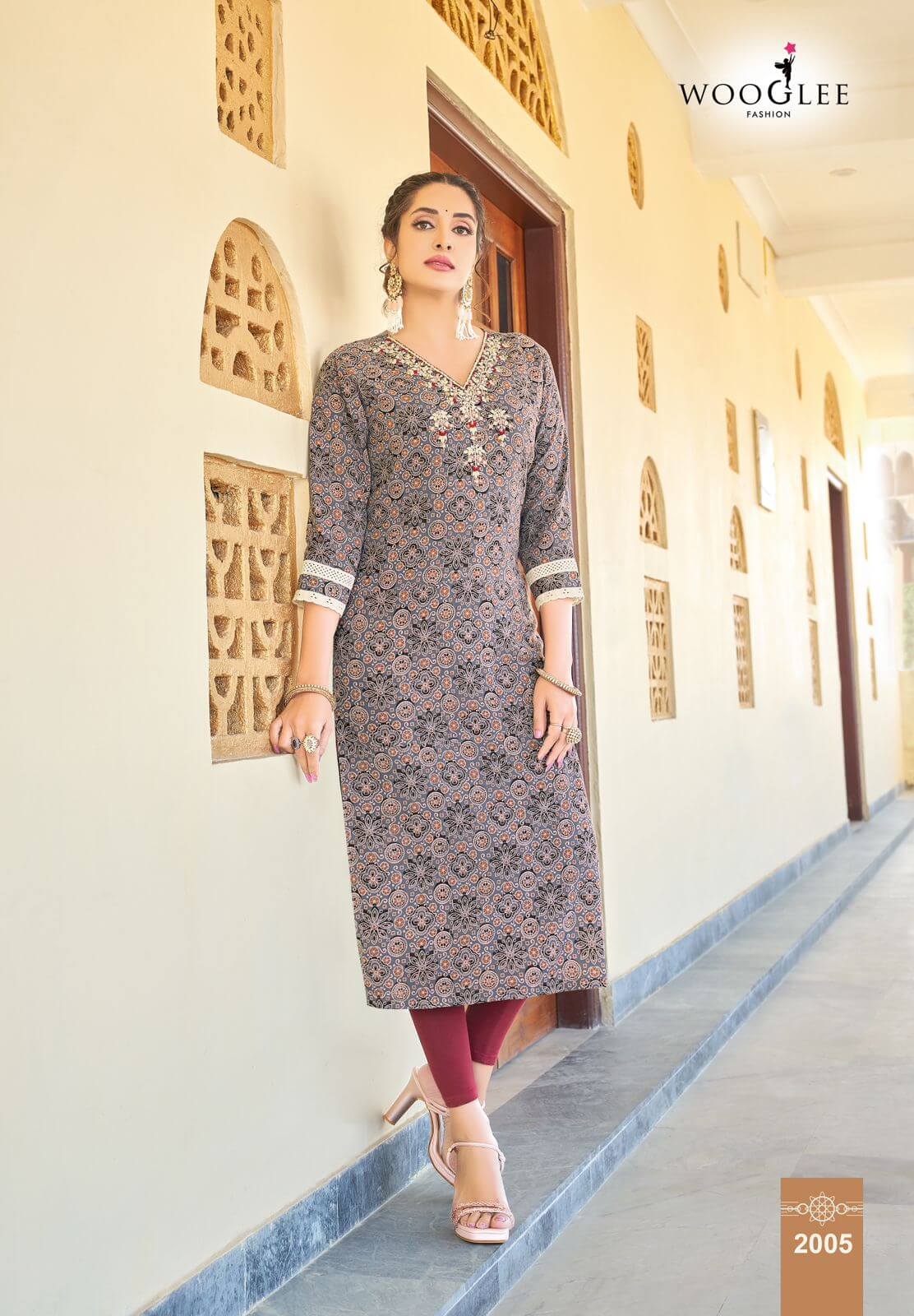 Wooglee Rutika Casual Wear Kurti Catalog collection 2