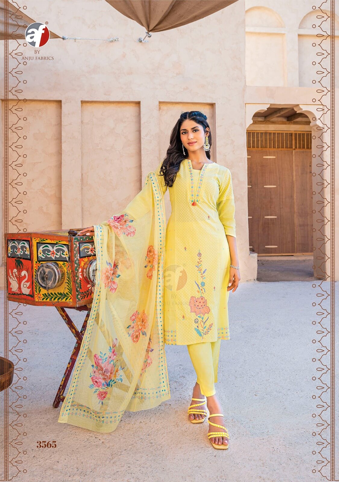 Anju Fabrics Sargam Cotton Salwar Kameez Catalog collection 9