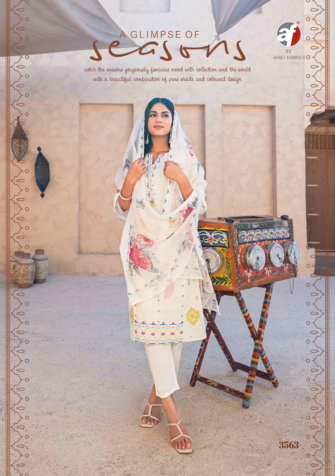 Anju Fabrics Sargam Cotton Salwar Kameez Catalog collection 5