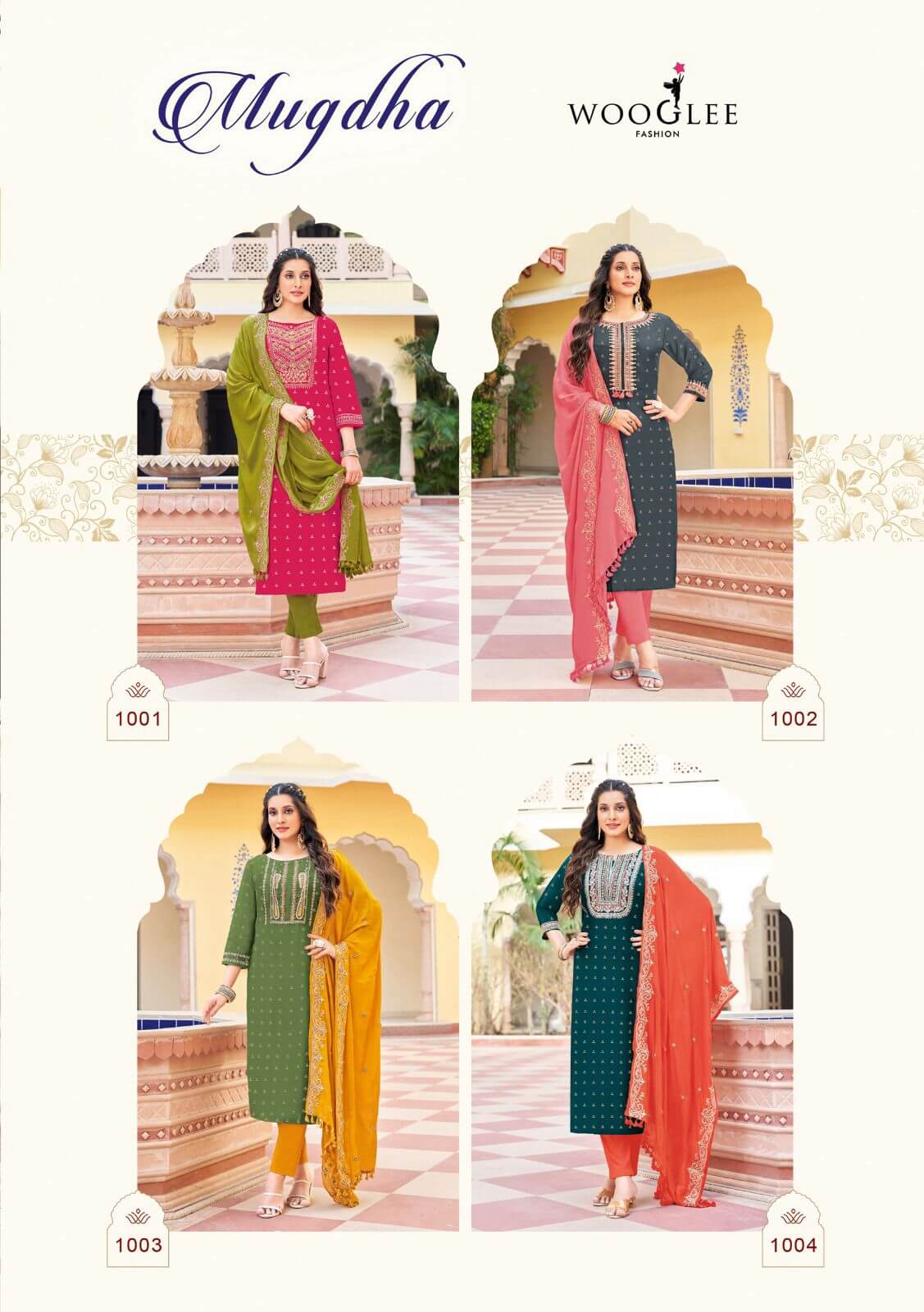 Wooglee Mugdha Churidar Salwar Suits Catalog collection 6