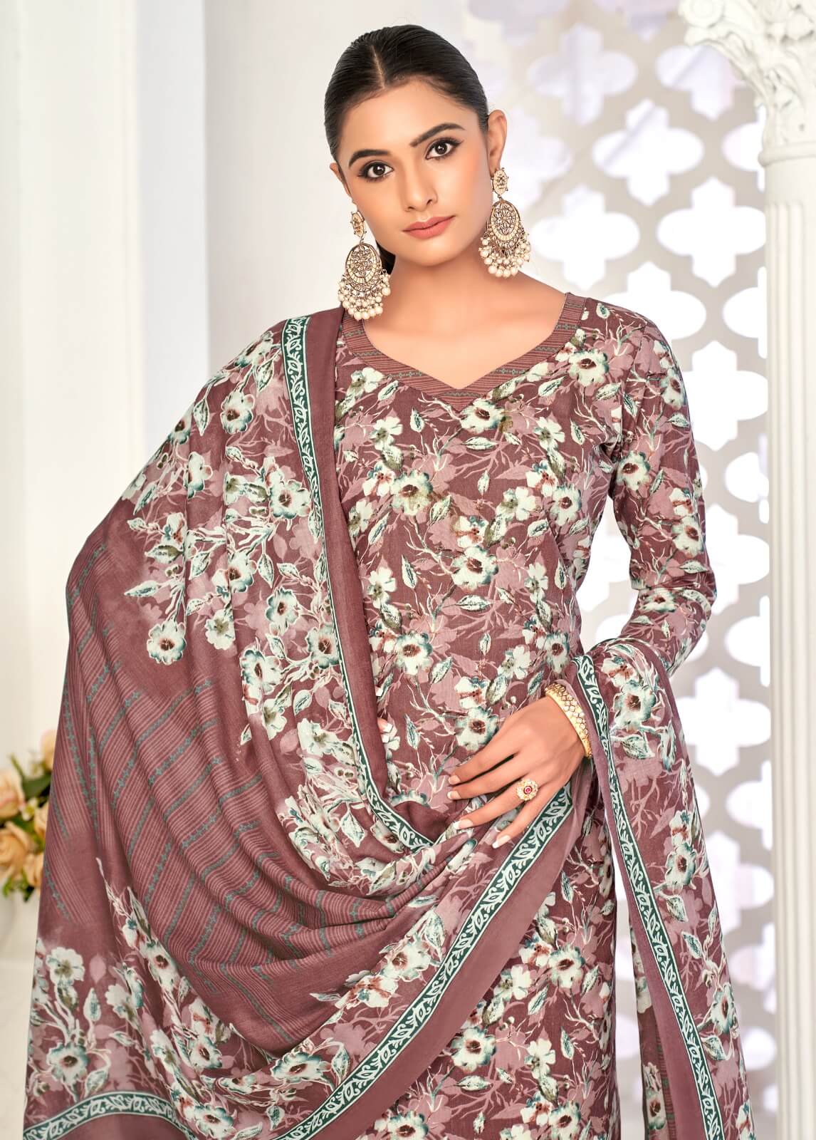 SKT Suits Aarohi Vol 4 Cotton Dress Materials Catalog collection 14